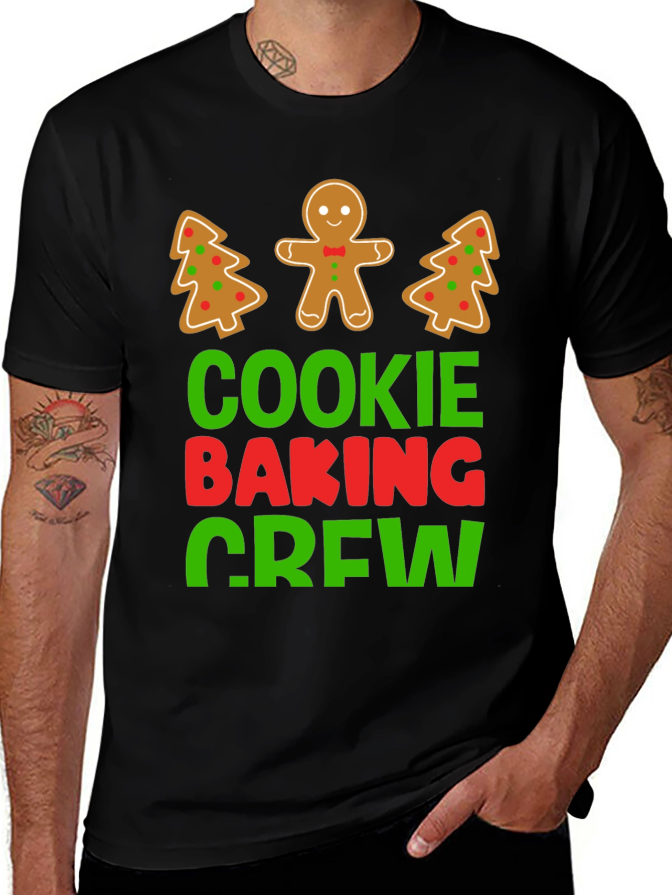 Cookie Baking Crew Holiday T-Shirt