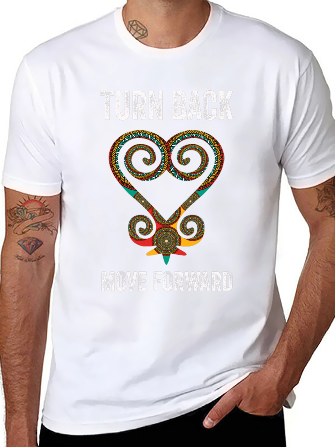 Turn Back Move Forward Graphic T-Shirt