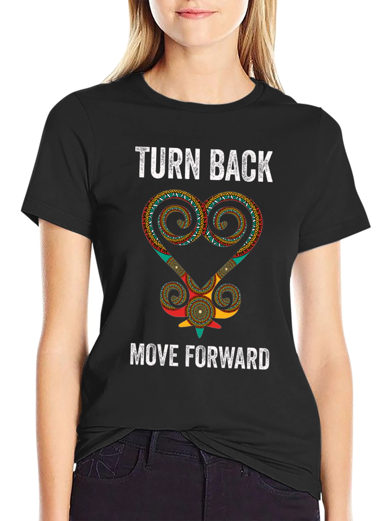 Turn Back Move Forward Graphic T-Shirt