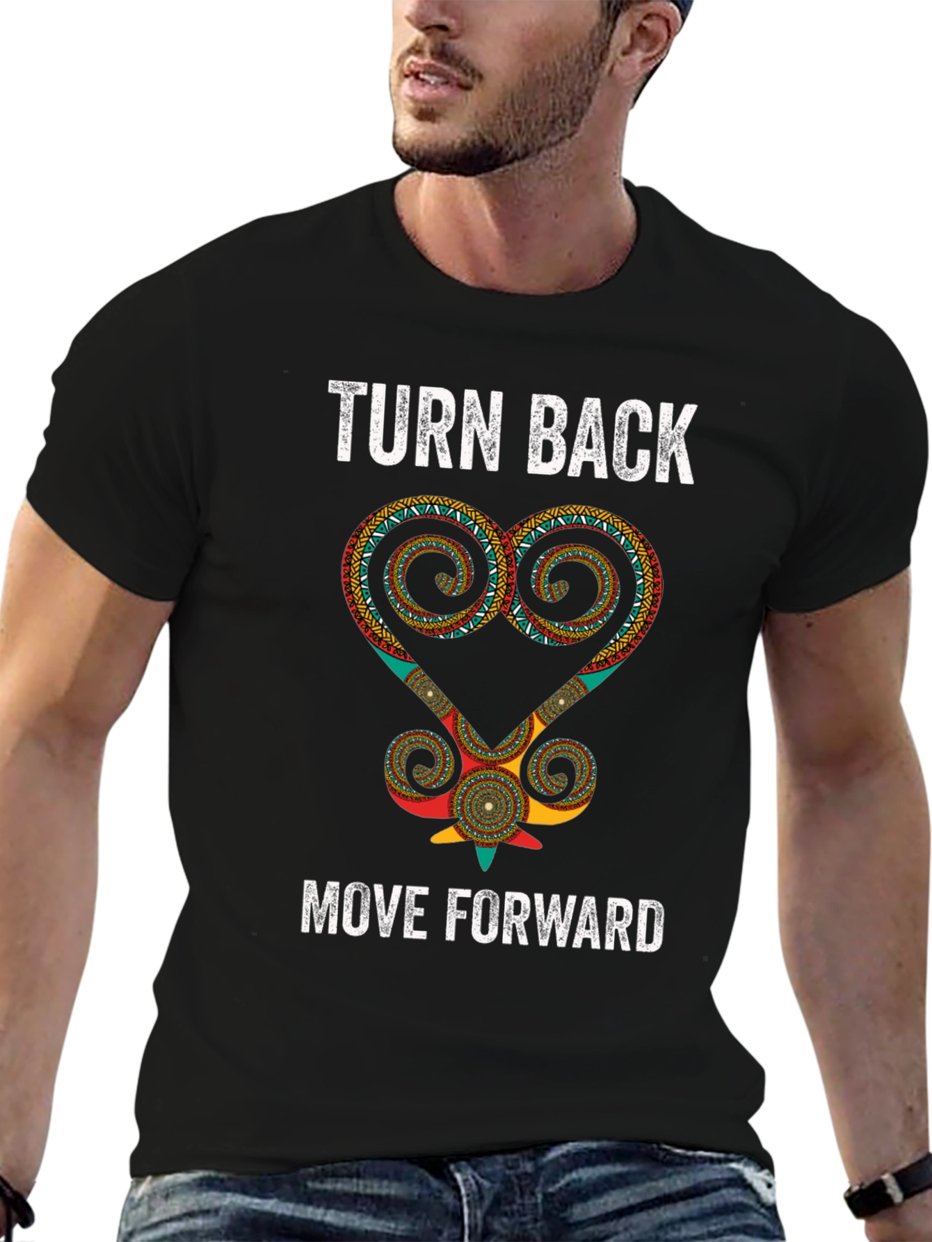 Turn Back Move Forward Graphic T-Shirt