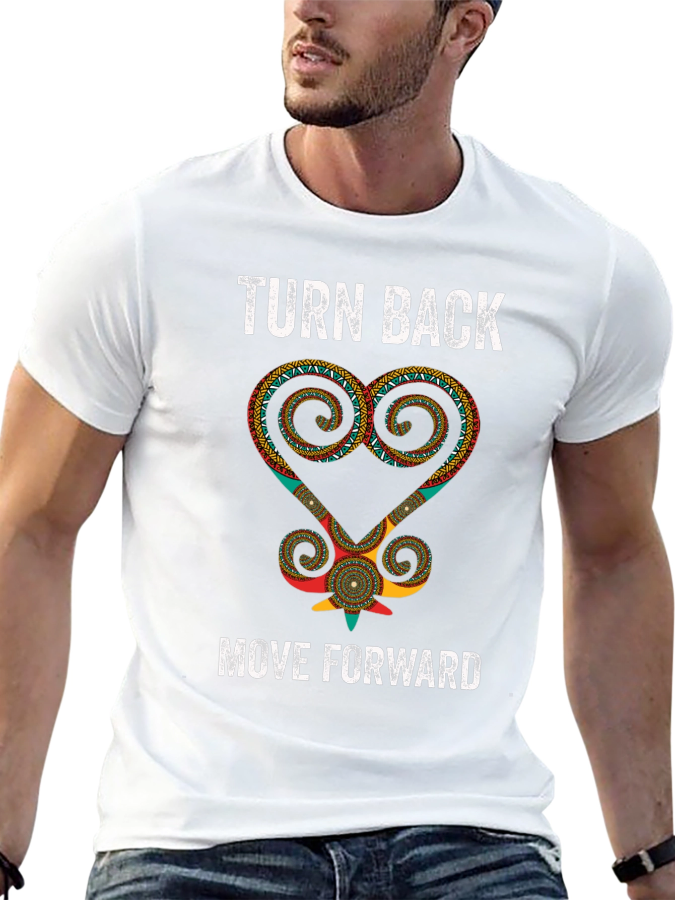 Turn Back Move Forward Graphic T-Shirt