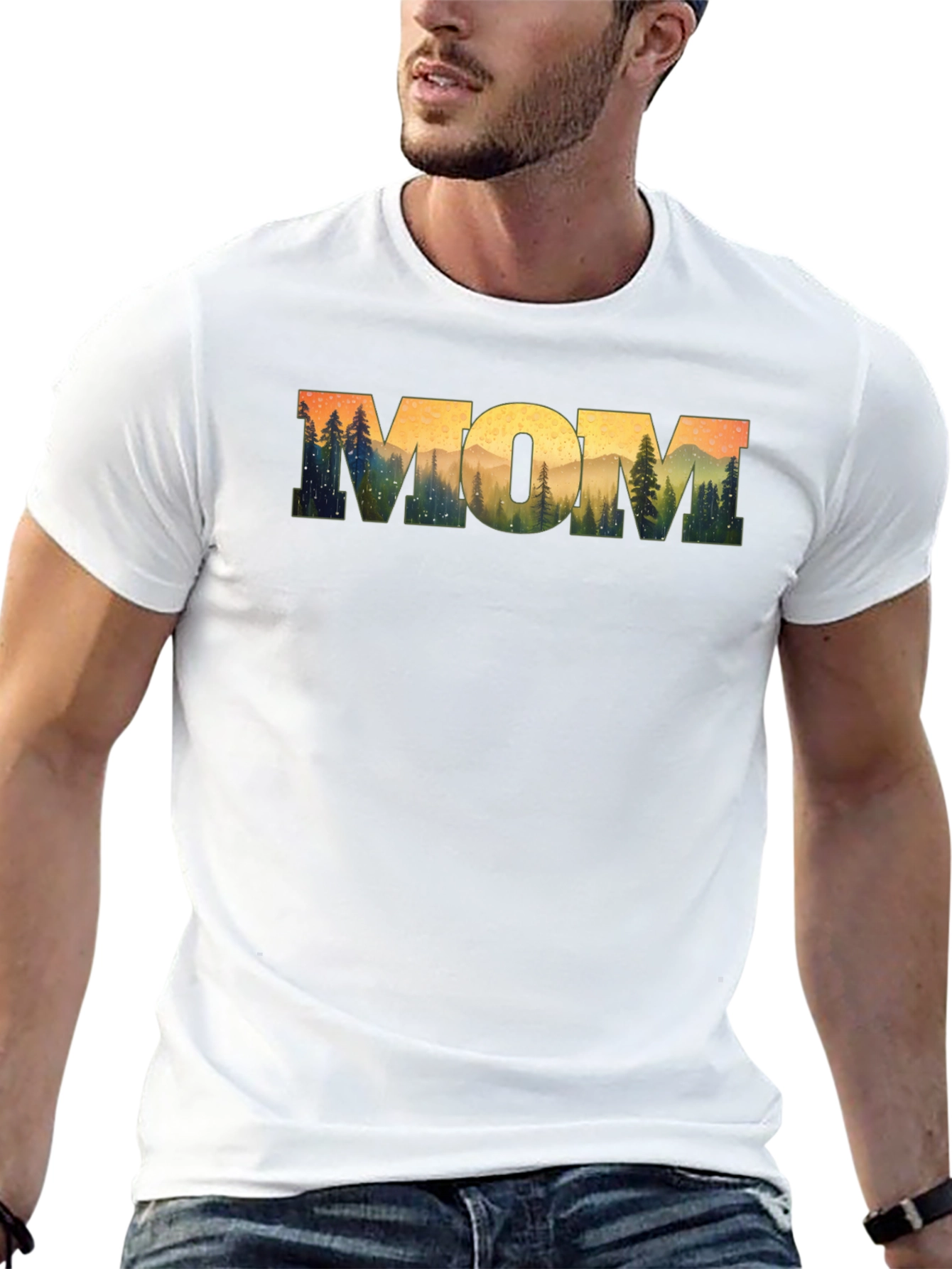 MOM Forest Graphic Tee - Nature Lover T-Shirt