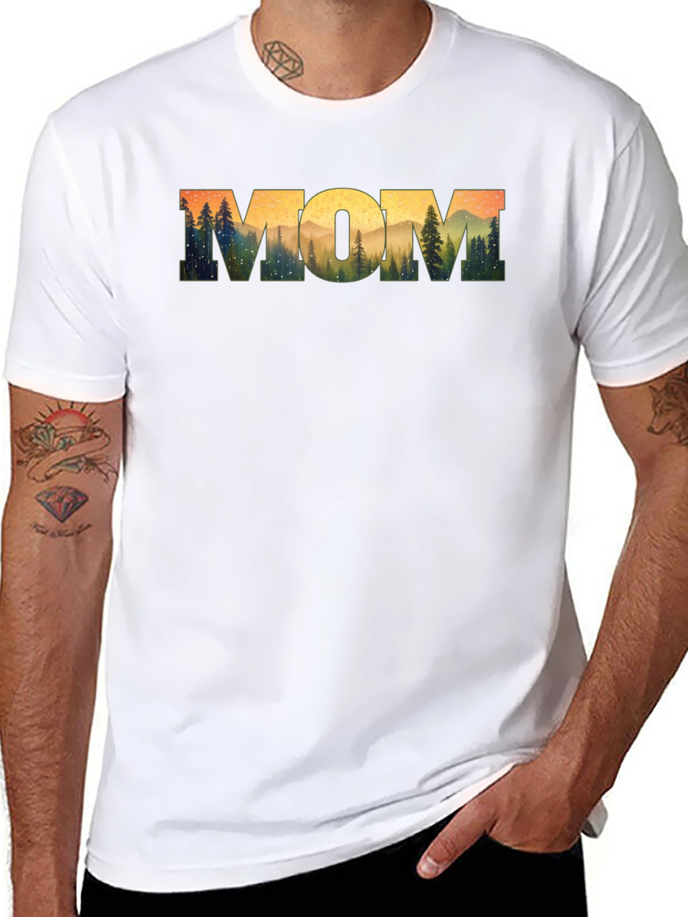 MOM Forest Graphic Tee - Nature Lover T-Shirt