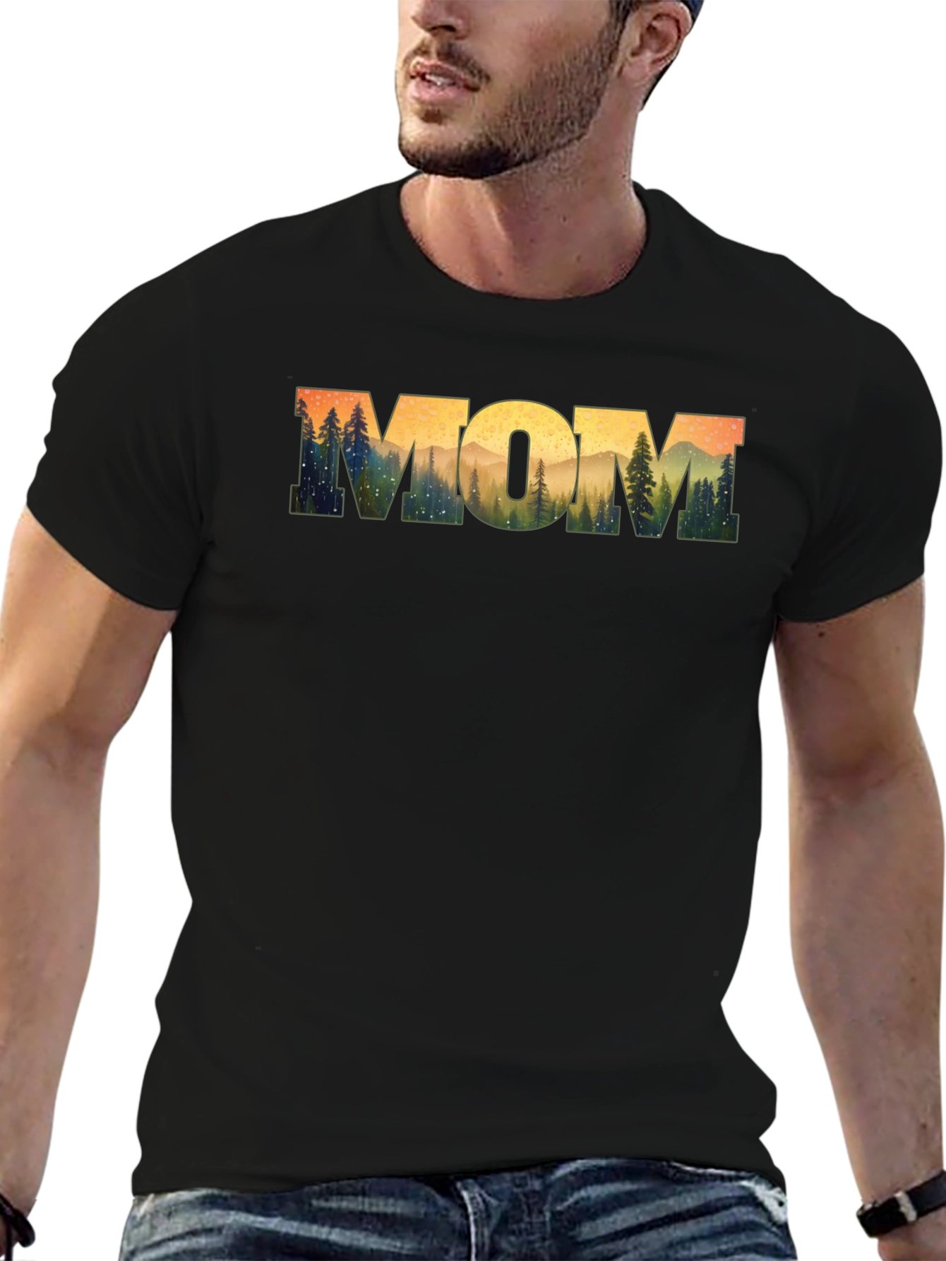 MOM Forest Graphic Tee - Nature Lover T-Shirt