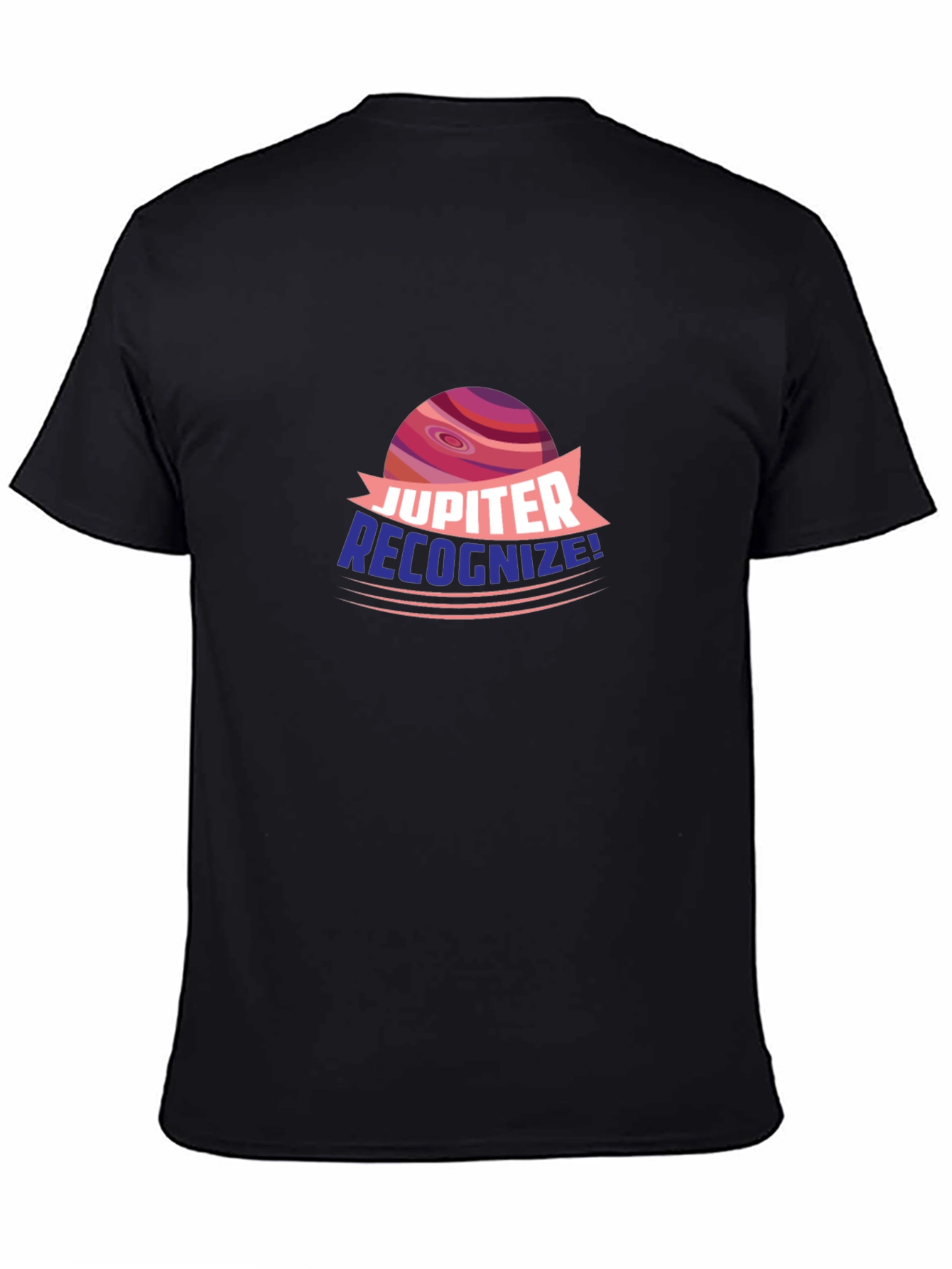 Jupiter Recognize! Black T-Shirt