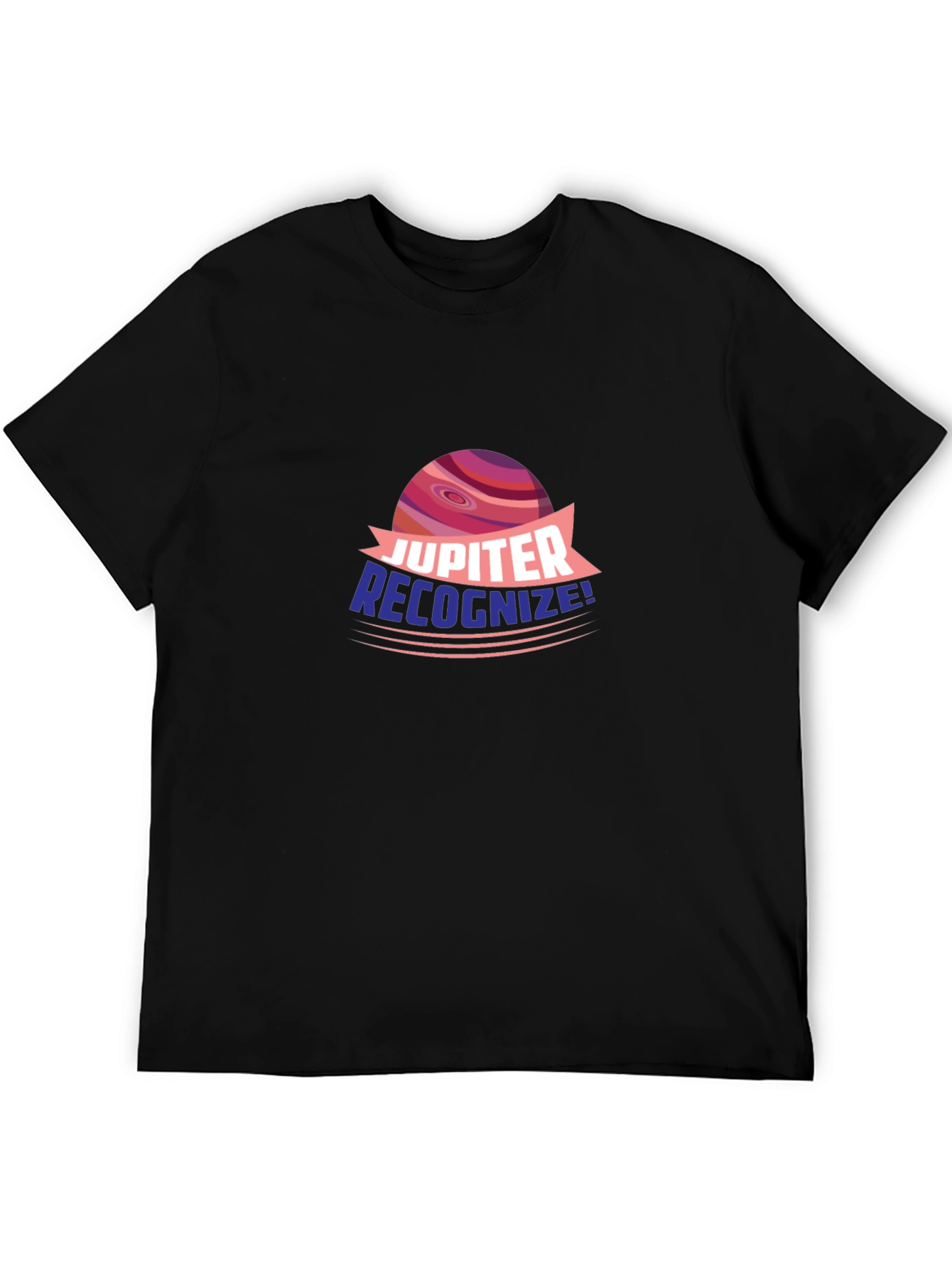 Jupiter Recognize! Black T-Shirt