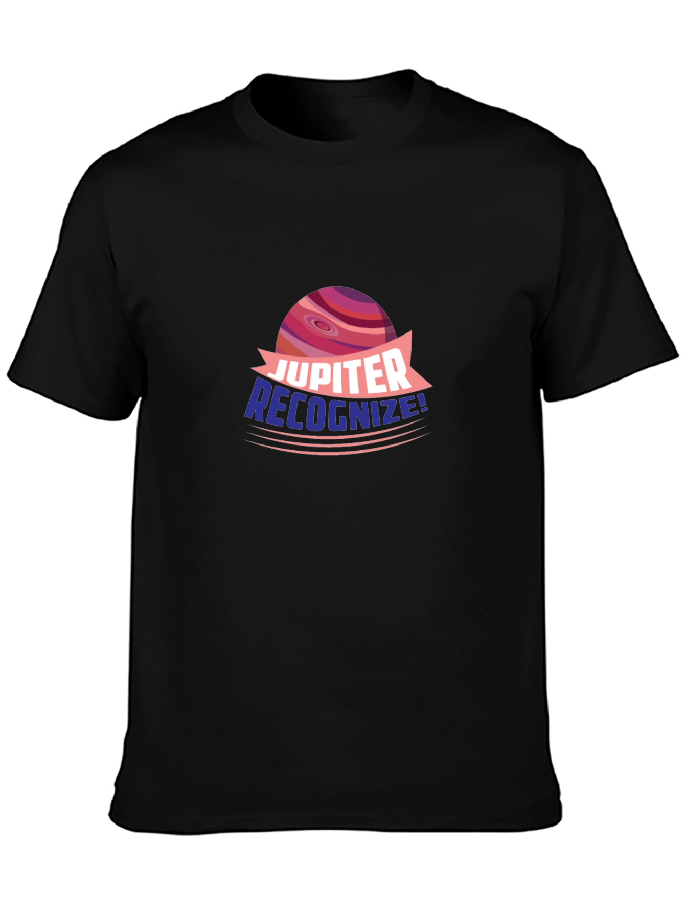 Jupiter Recognize! Black T-Shirt
