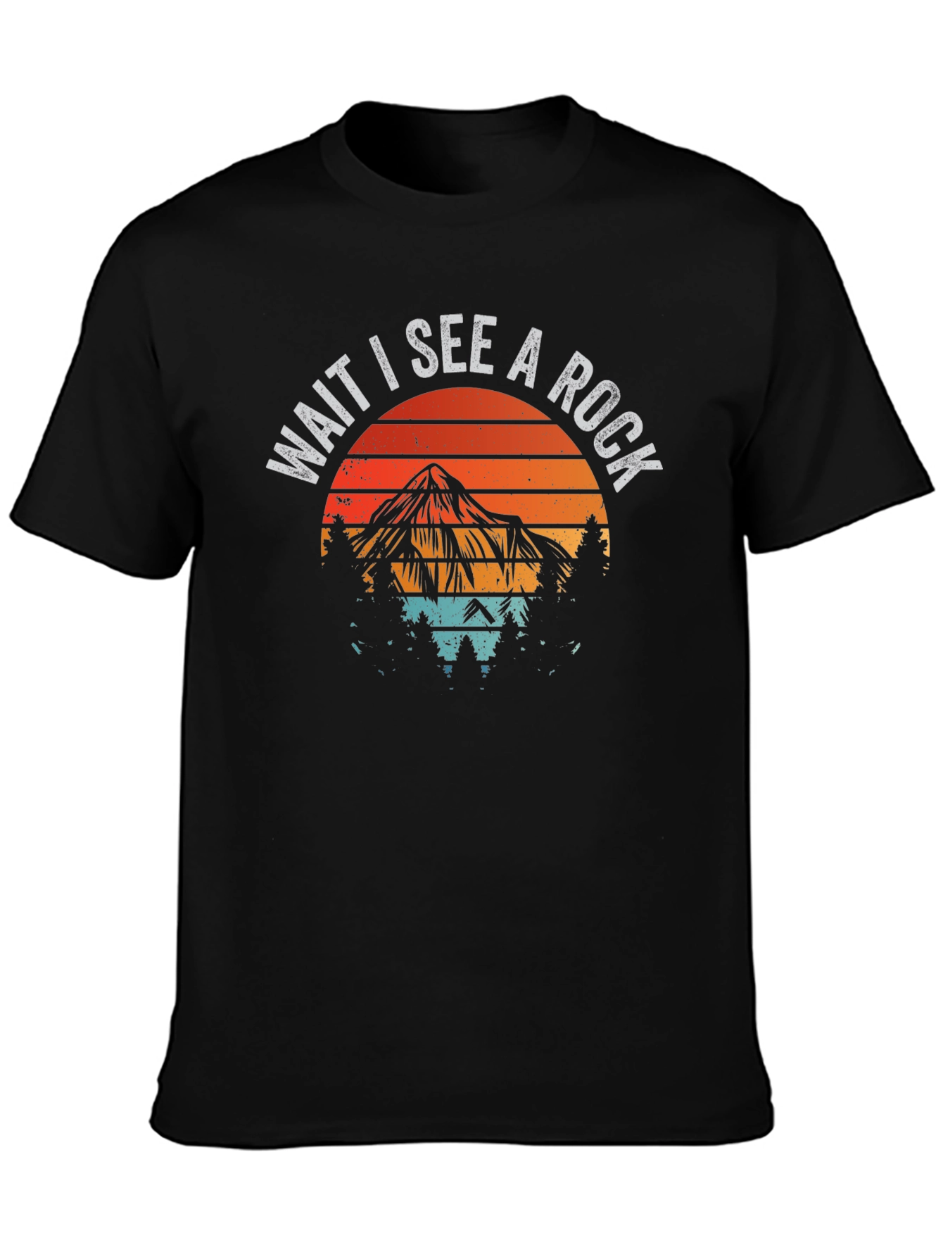 Wait I See A Rock Graphic T-Shirt
