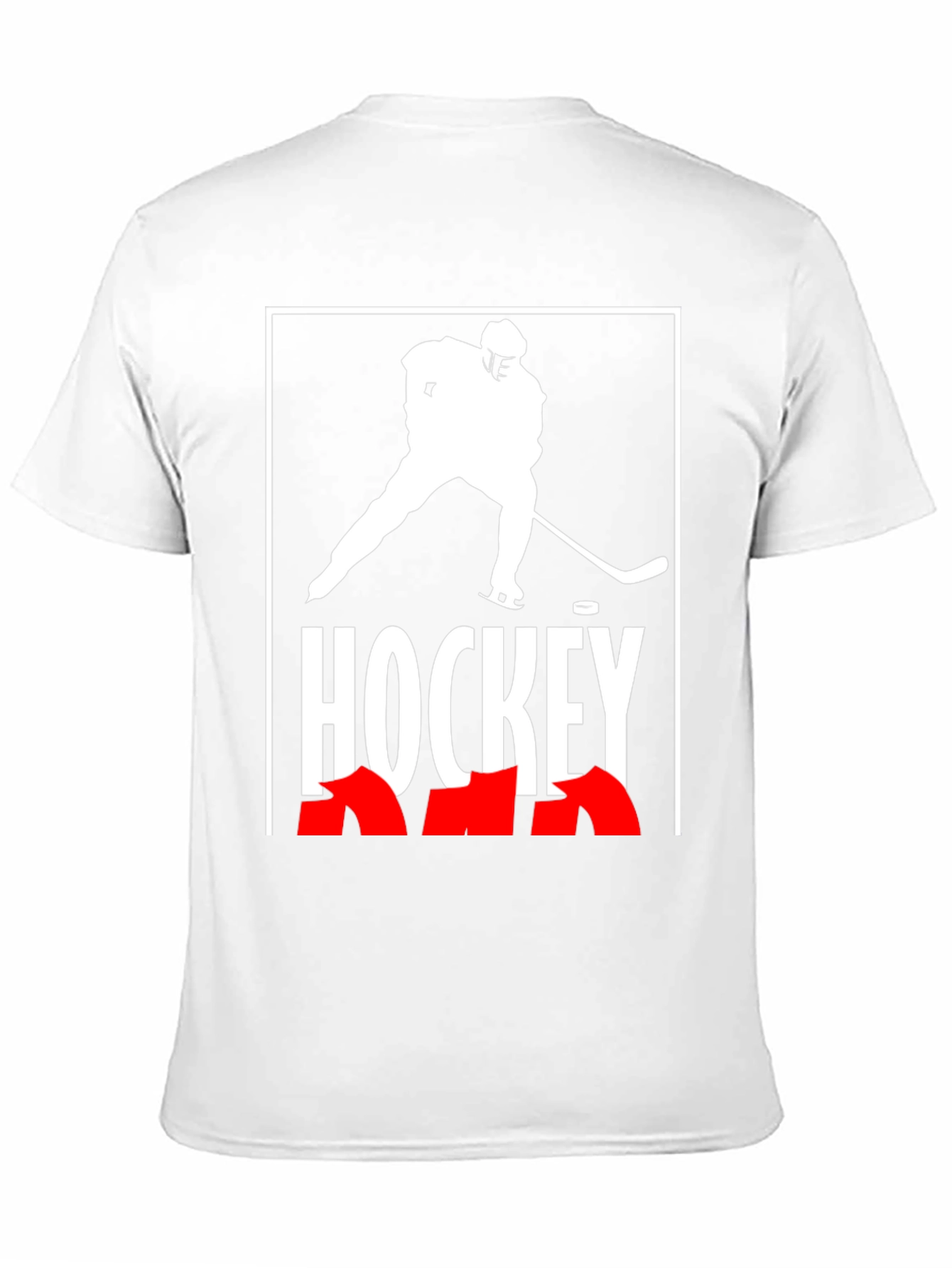 Hockey Graphic Tee - Black Cotton T-Shirt