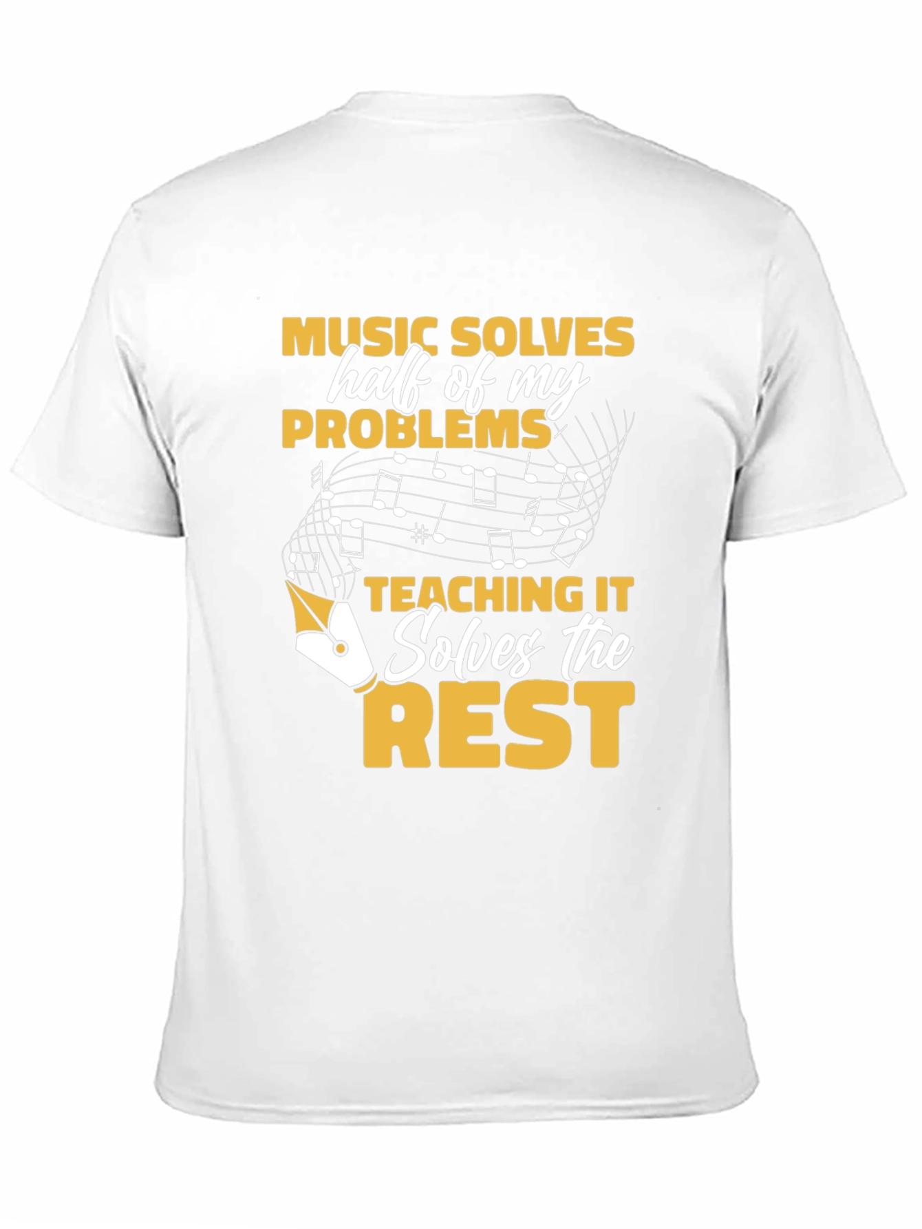 Music Teacher T-Shirt - Solves Problems