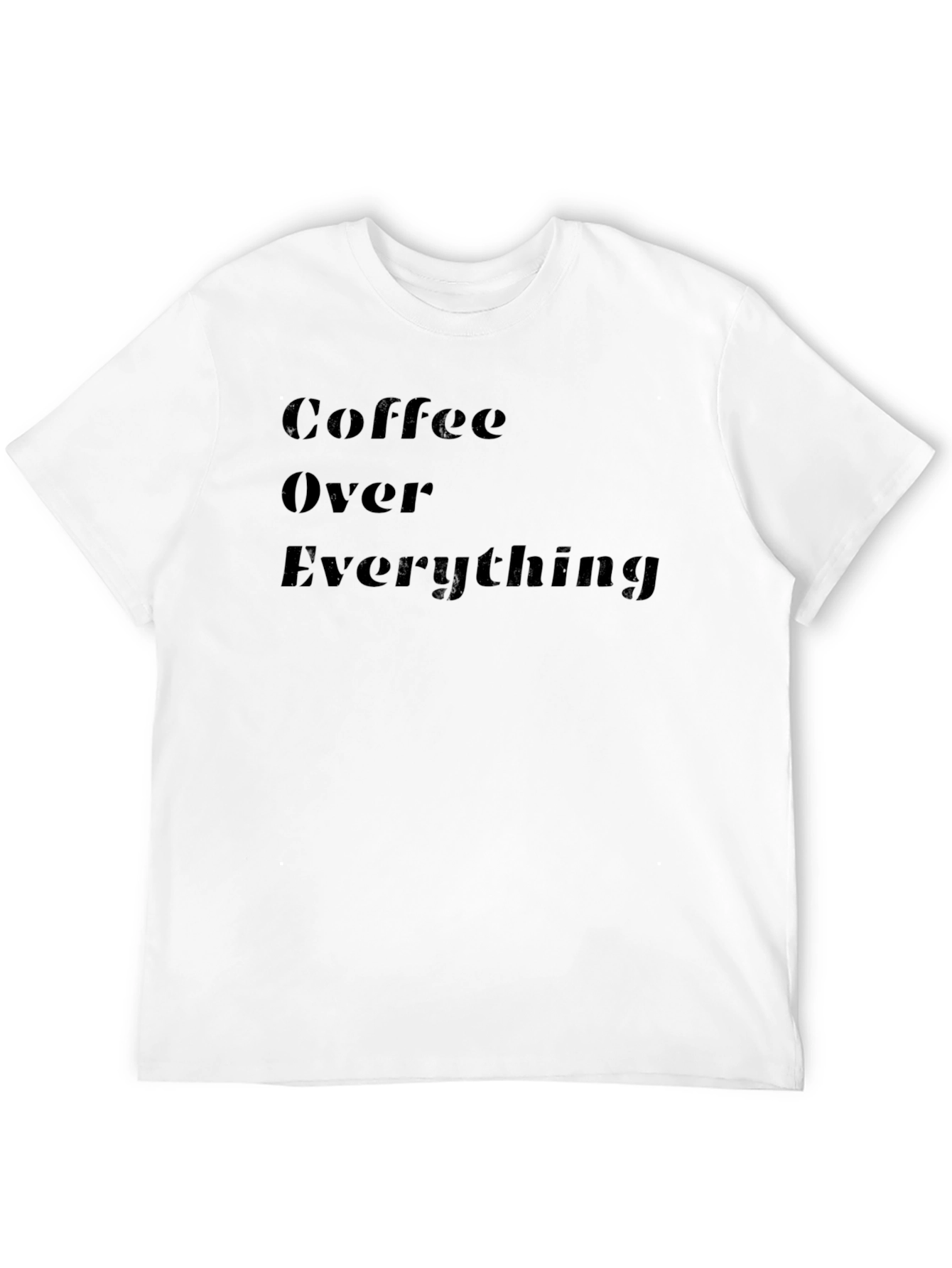 Coffee Over Everything Black Graphic Tee