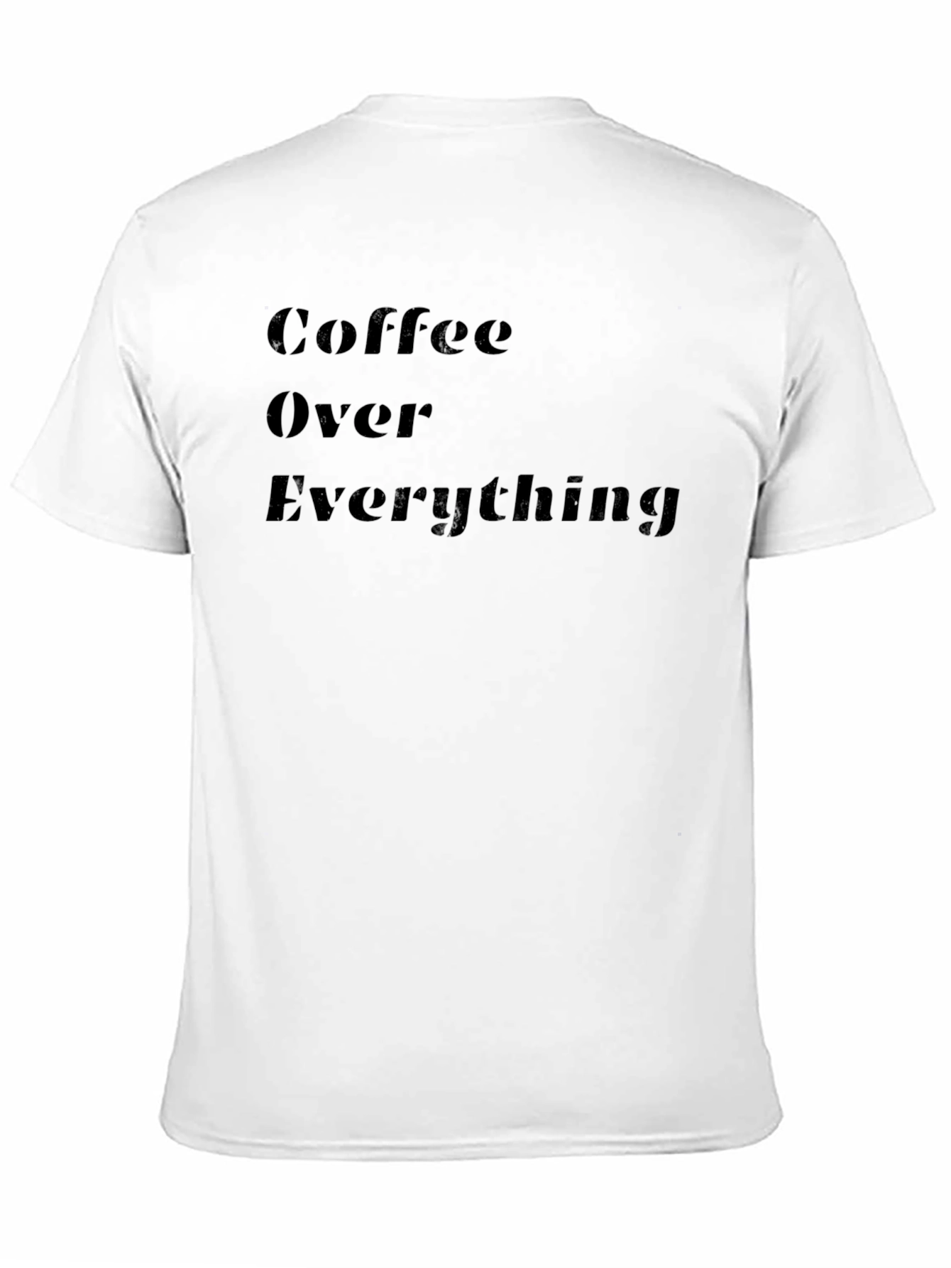 Coffee Over Everything Black Graphic Tee