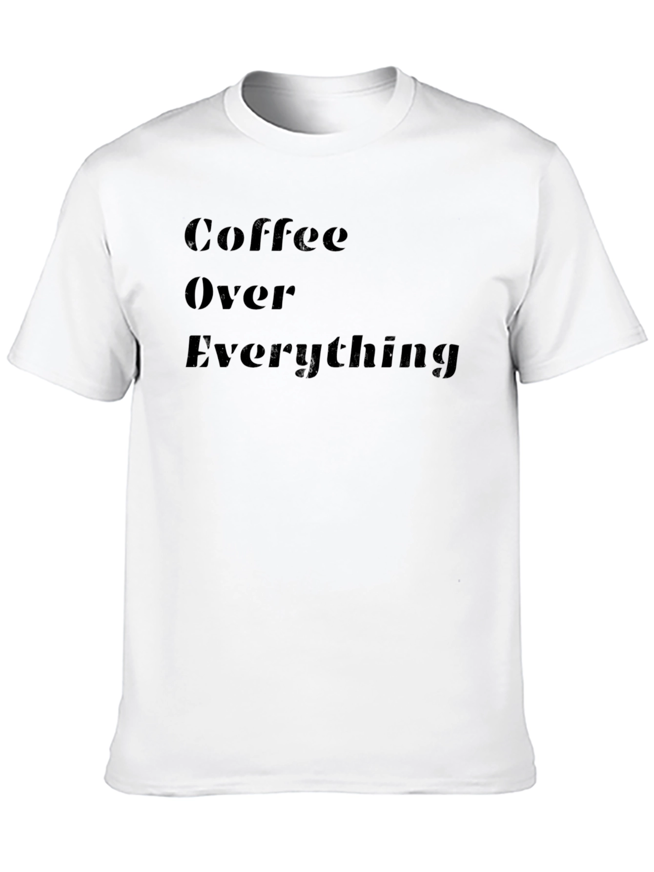 Coffee Over Everything Black Graphic Tee