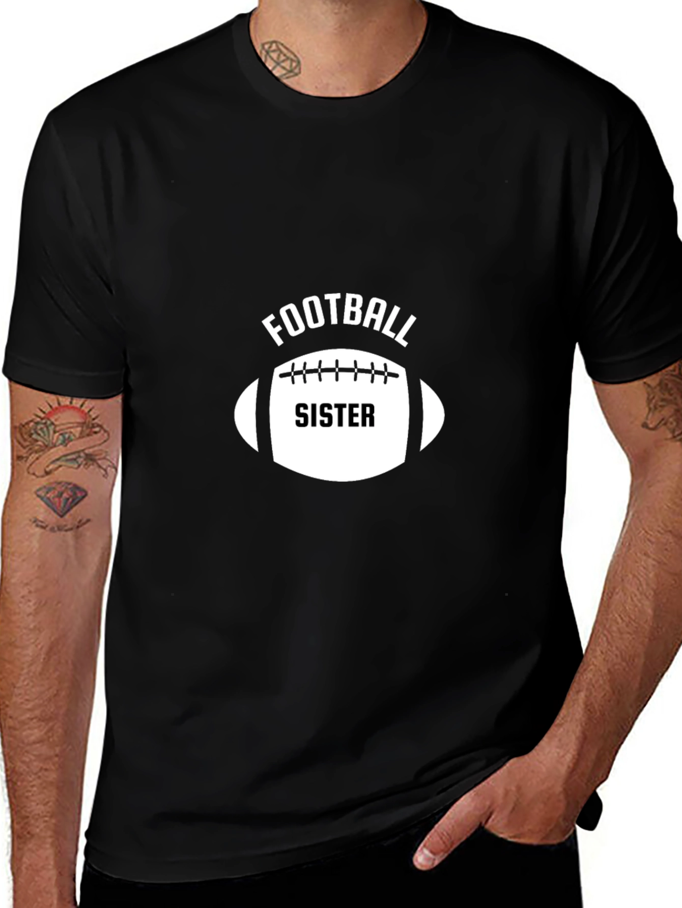 Football Sister T-Shirt - Game Day Apparel