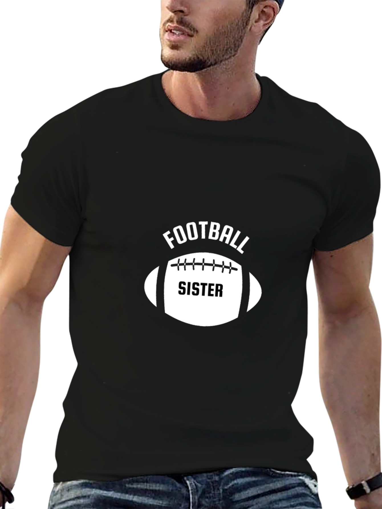Football Sister T-Shirt - Game Day Apparel