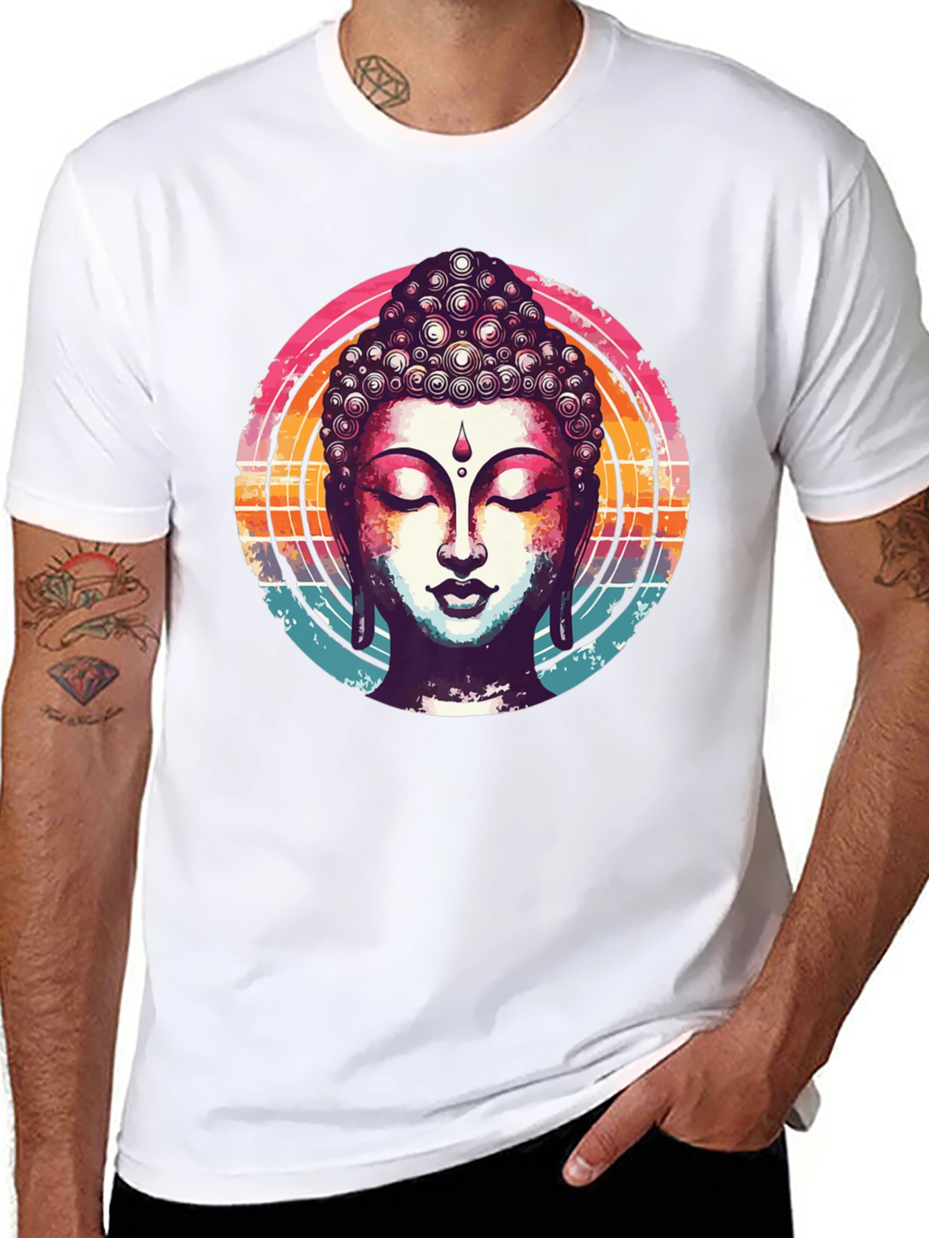 Buddha Graphic T-Shirt - Spiritual Zen Design