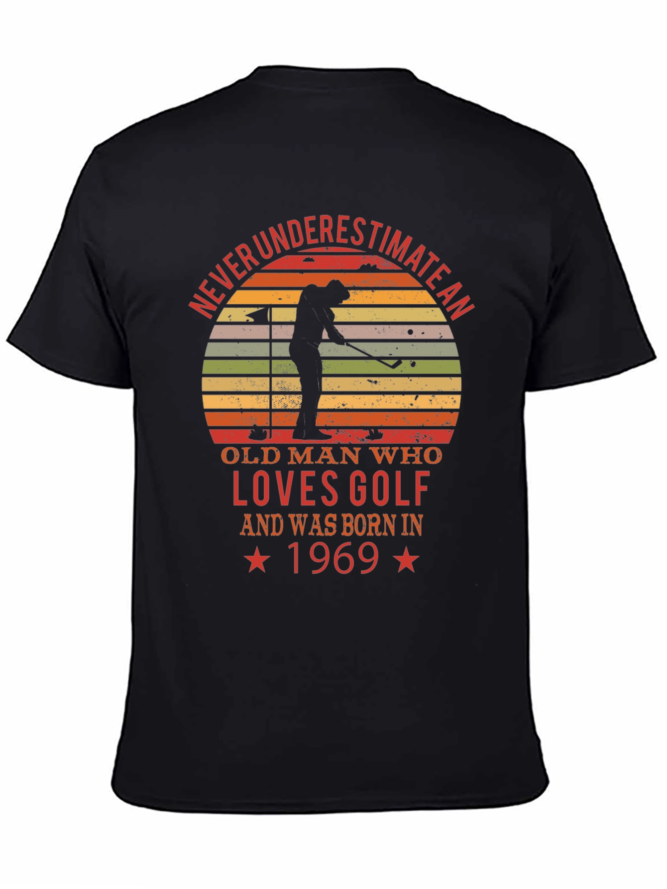 Golf Lover T-Shirt Born in 1969
