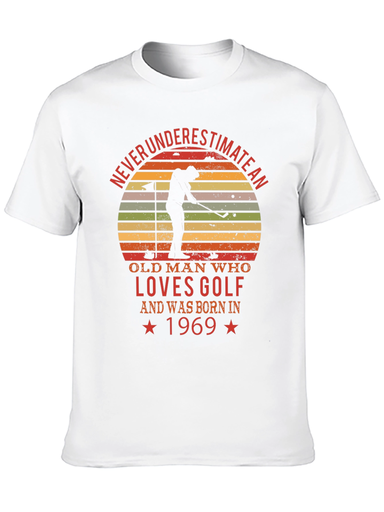 Golf Lover T-Shirt Born in 1969