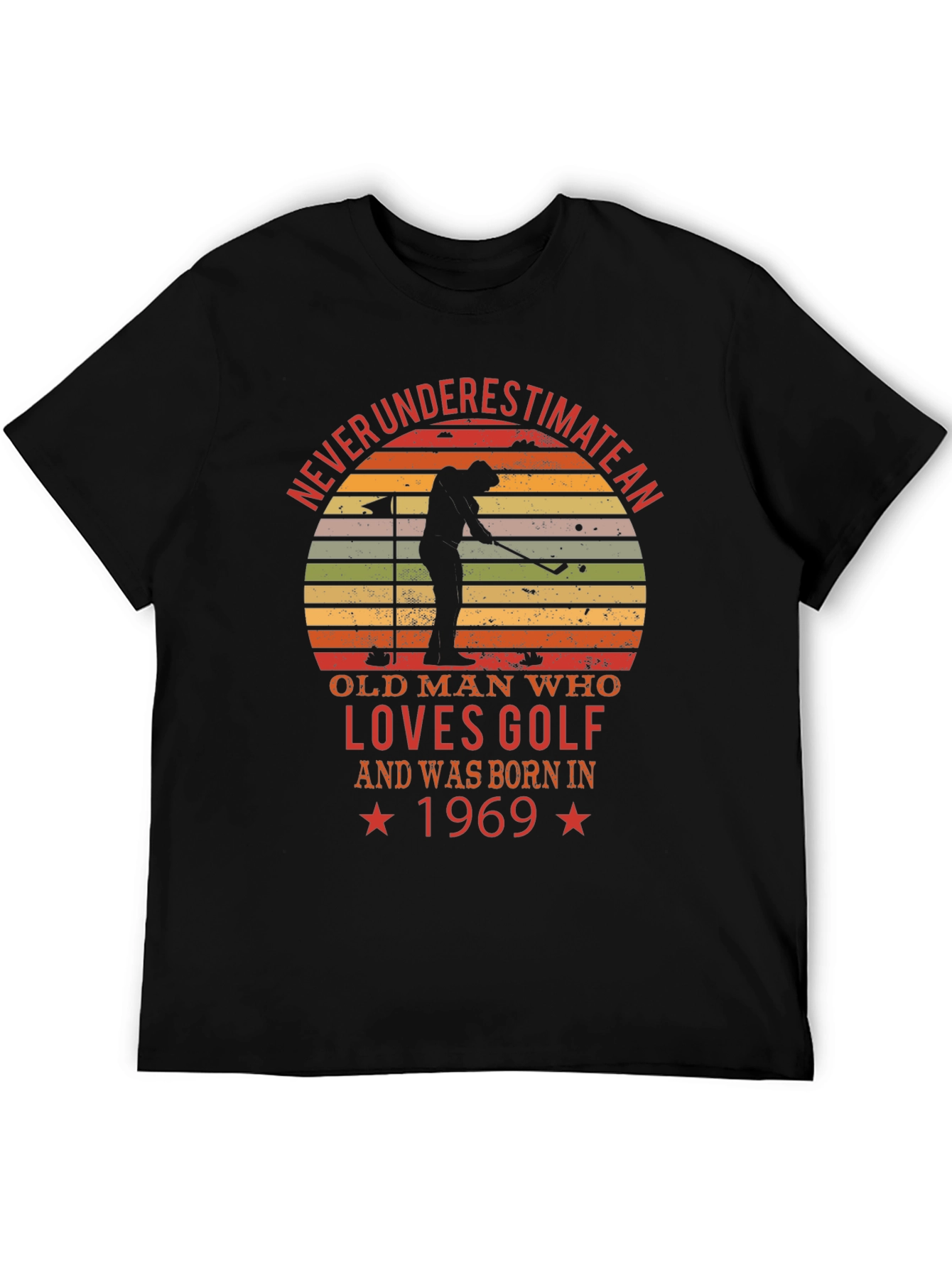 Golf Lover T-Shirt Born in 1969