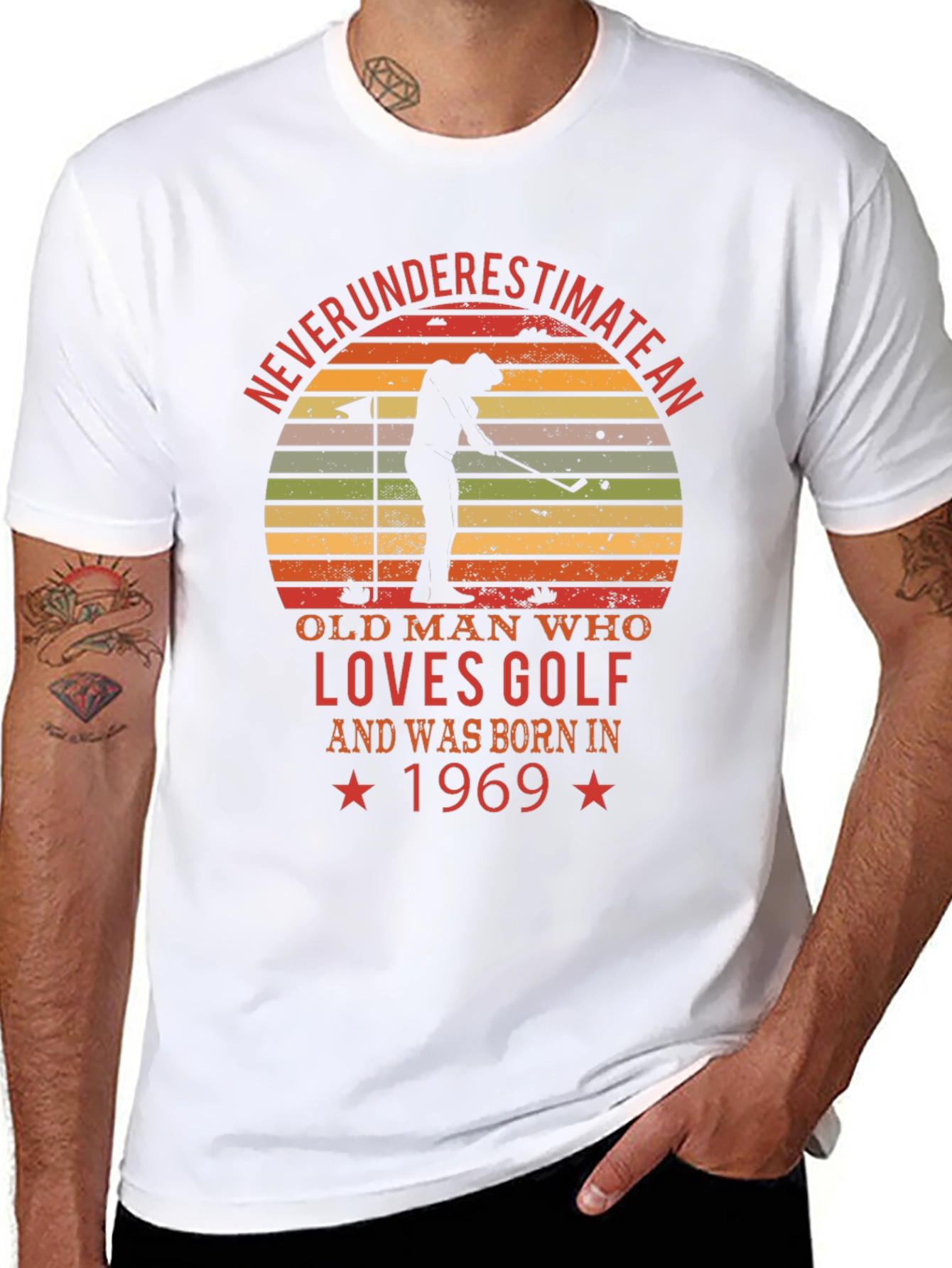 Golf Lover T-Shirt Born in 1969