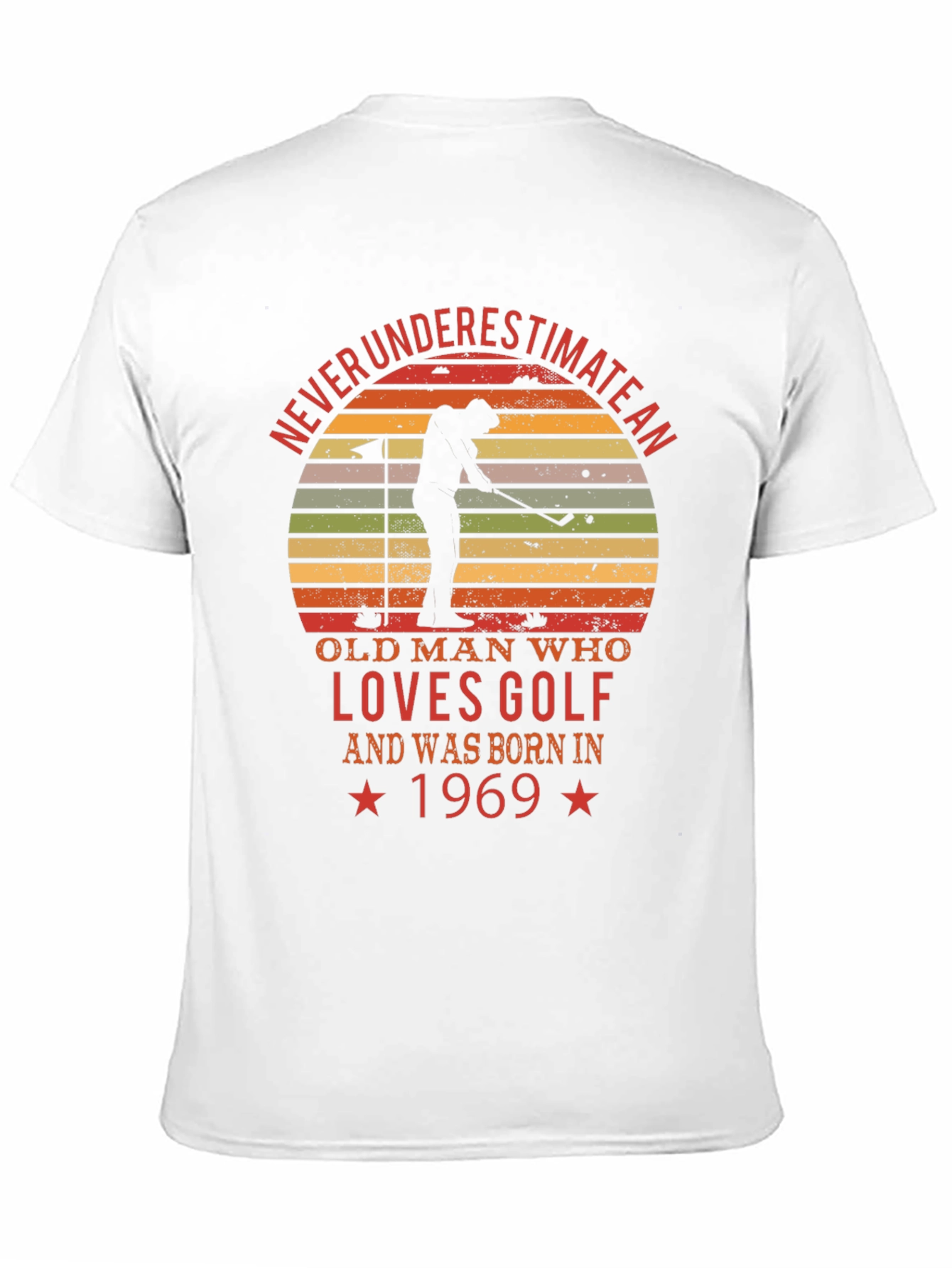 Golf Lover T-Shirt Born in 1969