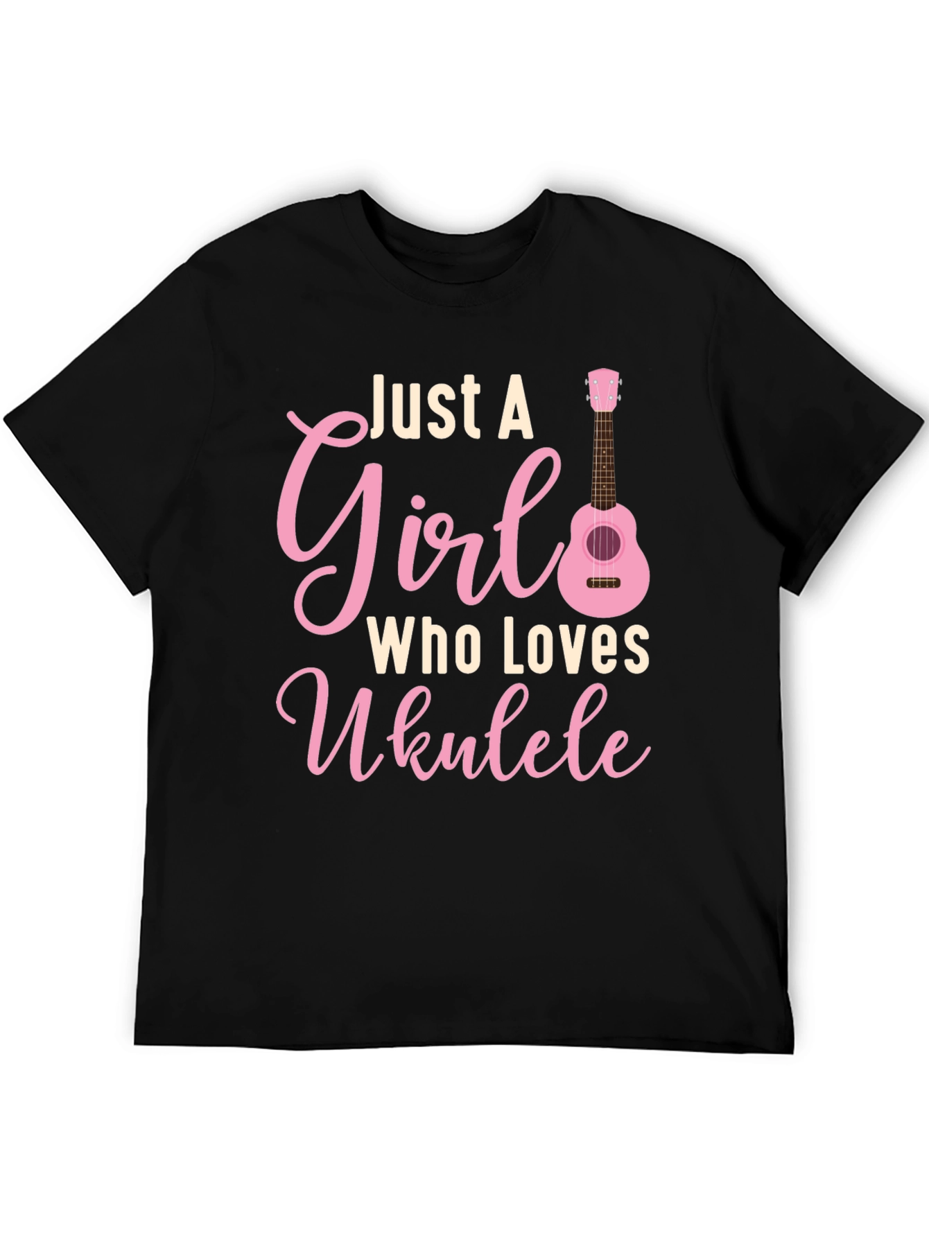 Just A Girl Who Loves Ukulele T-Shirt