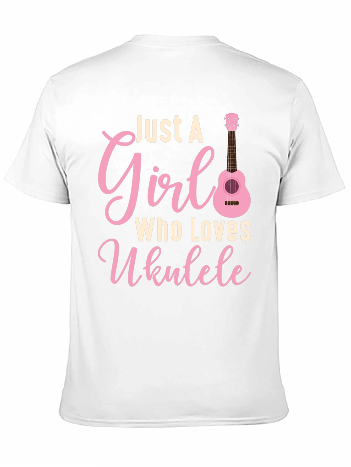 Just A Girl Who Loves Ukulele T-Shirt