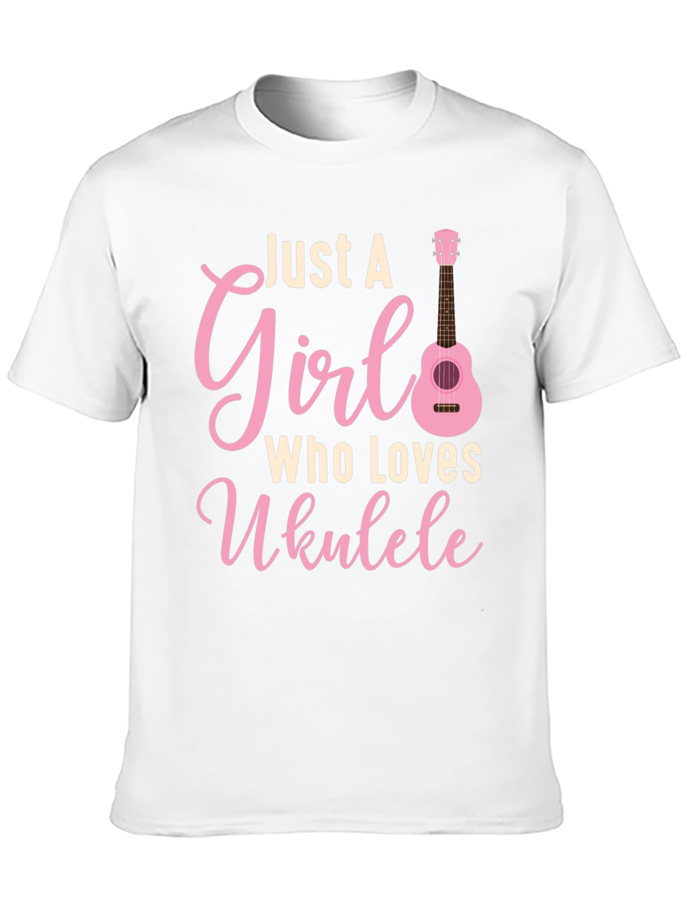 Just A Girl Who Loves Ukulele T-Shirt