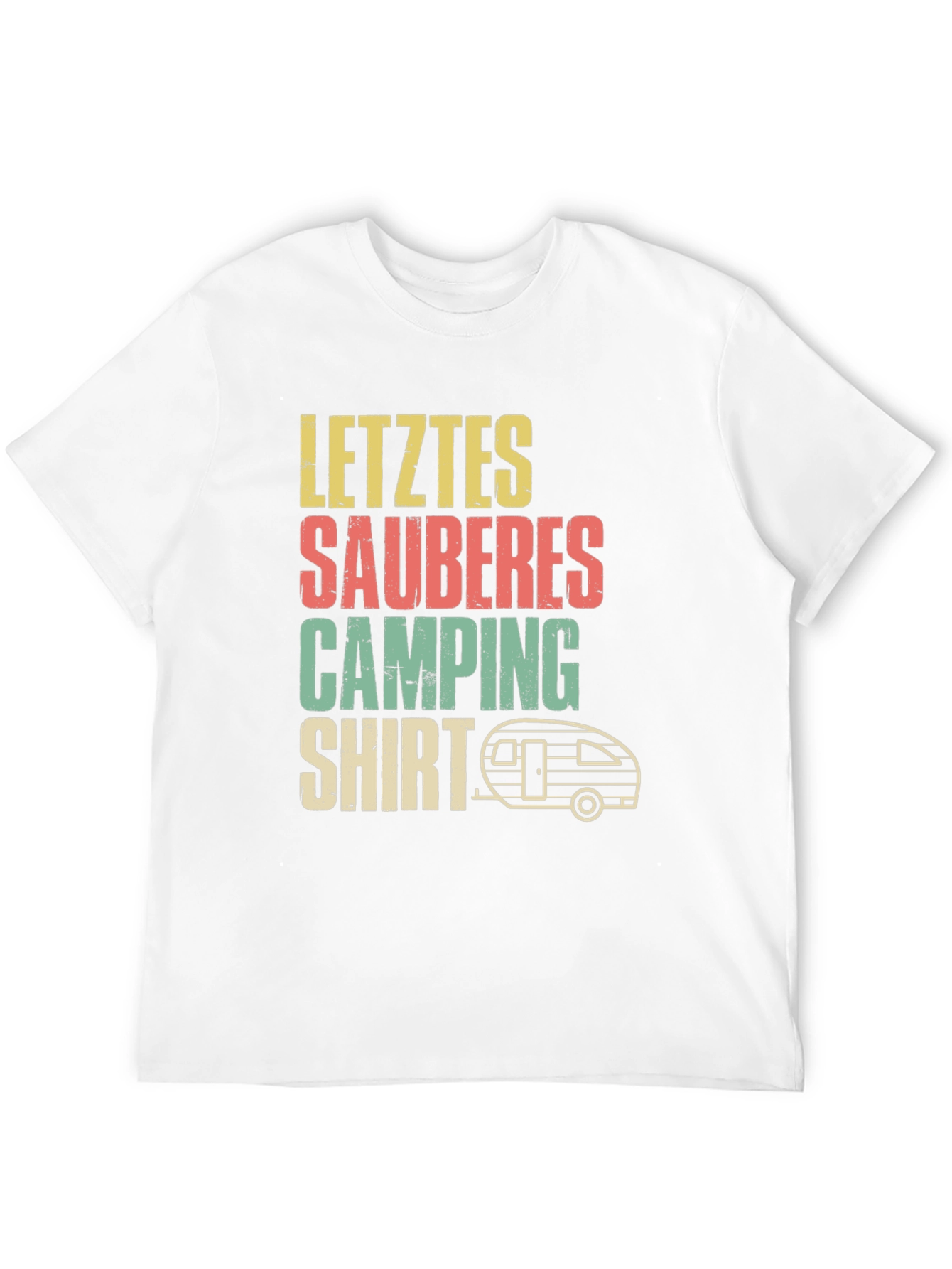 Letztes Sauberes Camping Shirt - Black Tee