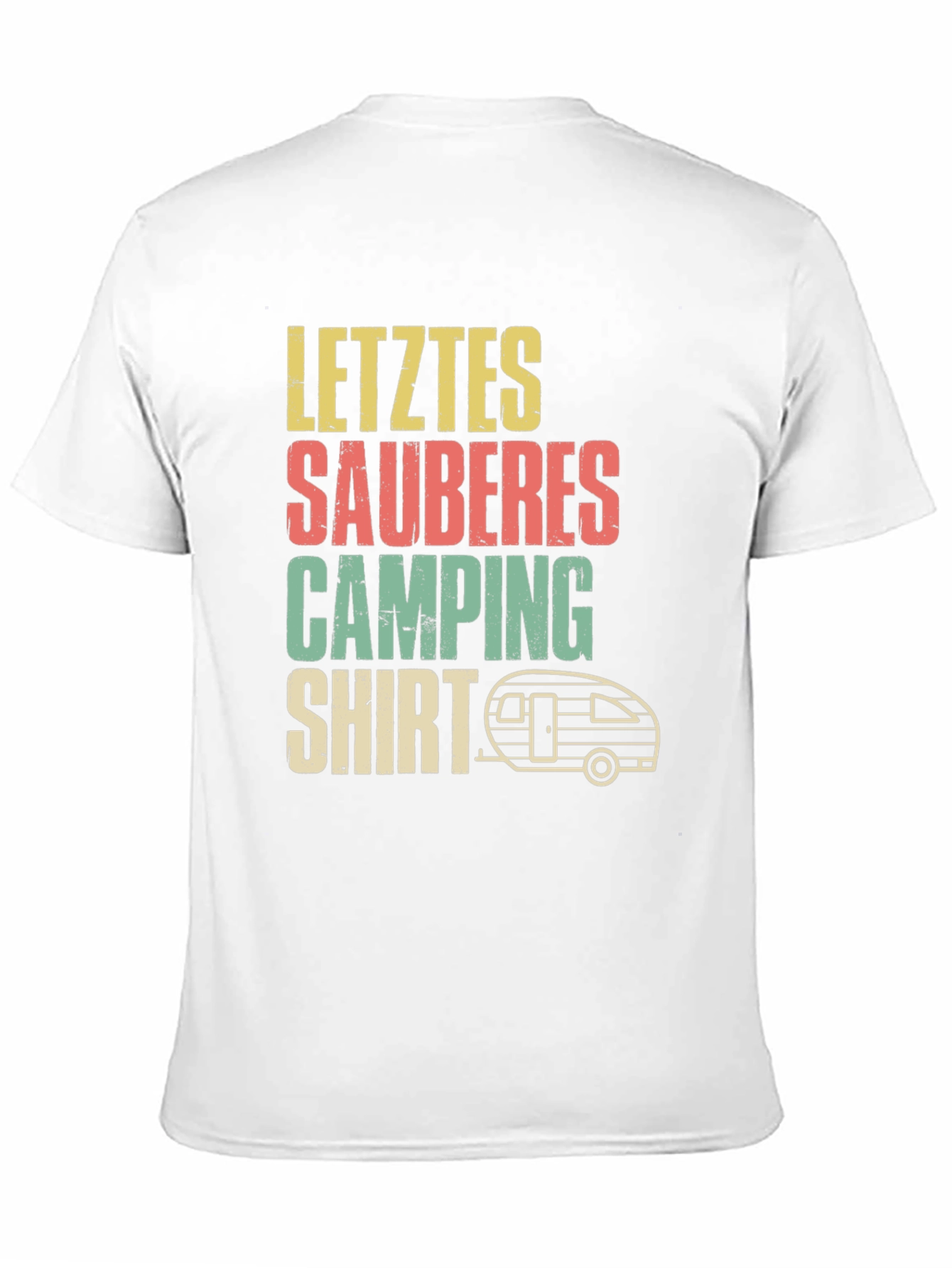 Letztes Sauberes Camping Shirt - Black Tee