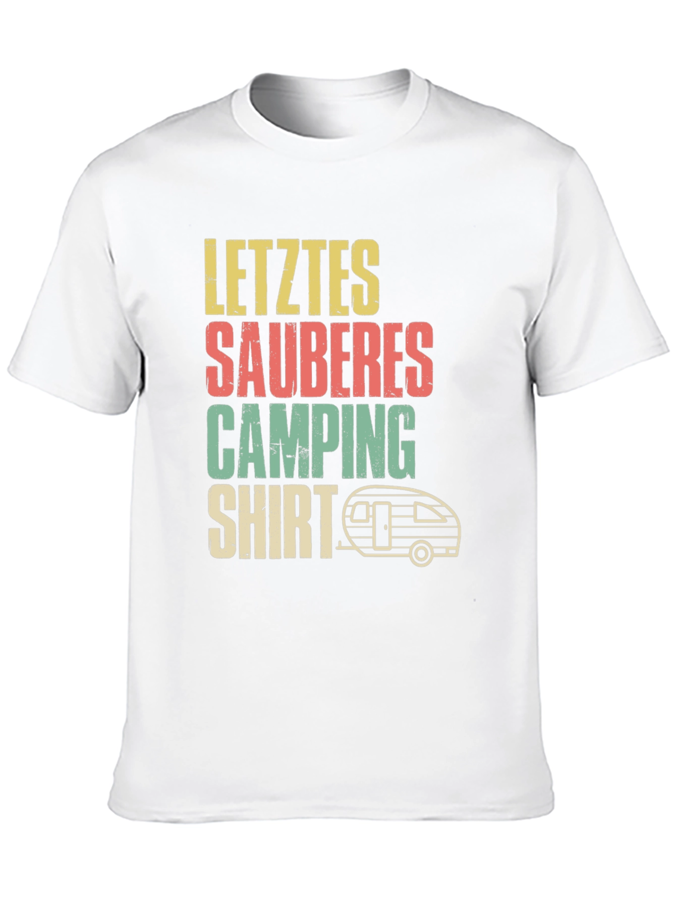 Letztes Sauberes Camping Shirt - Black Tee