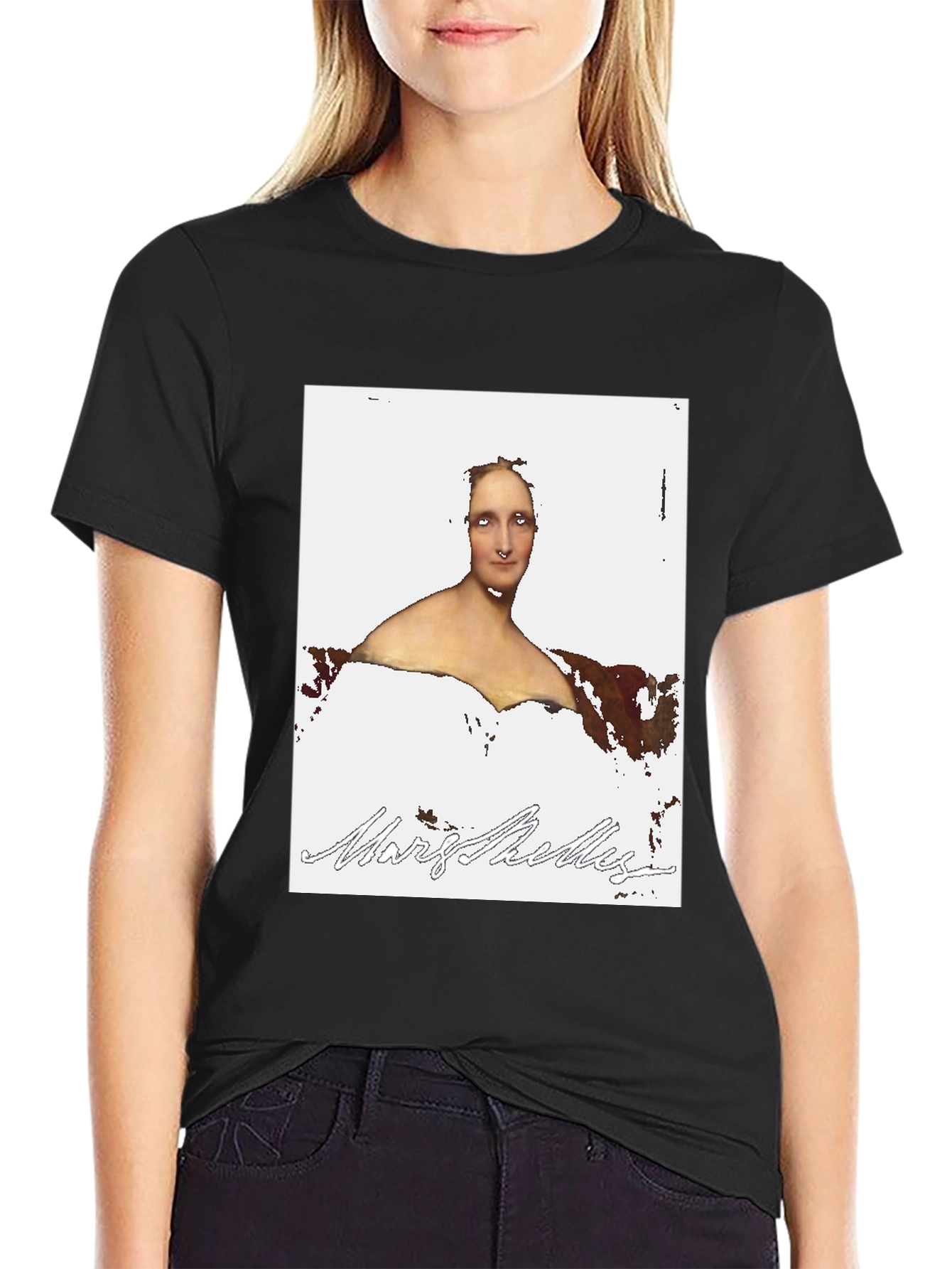 Mary Shelley Graphic Tee - Classic Style