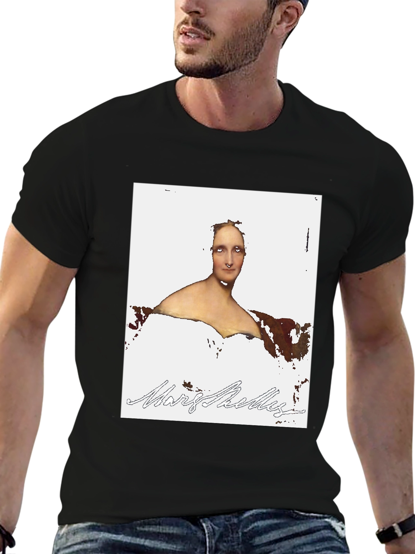Mary Shelley Graphic Tee - Classic Style