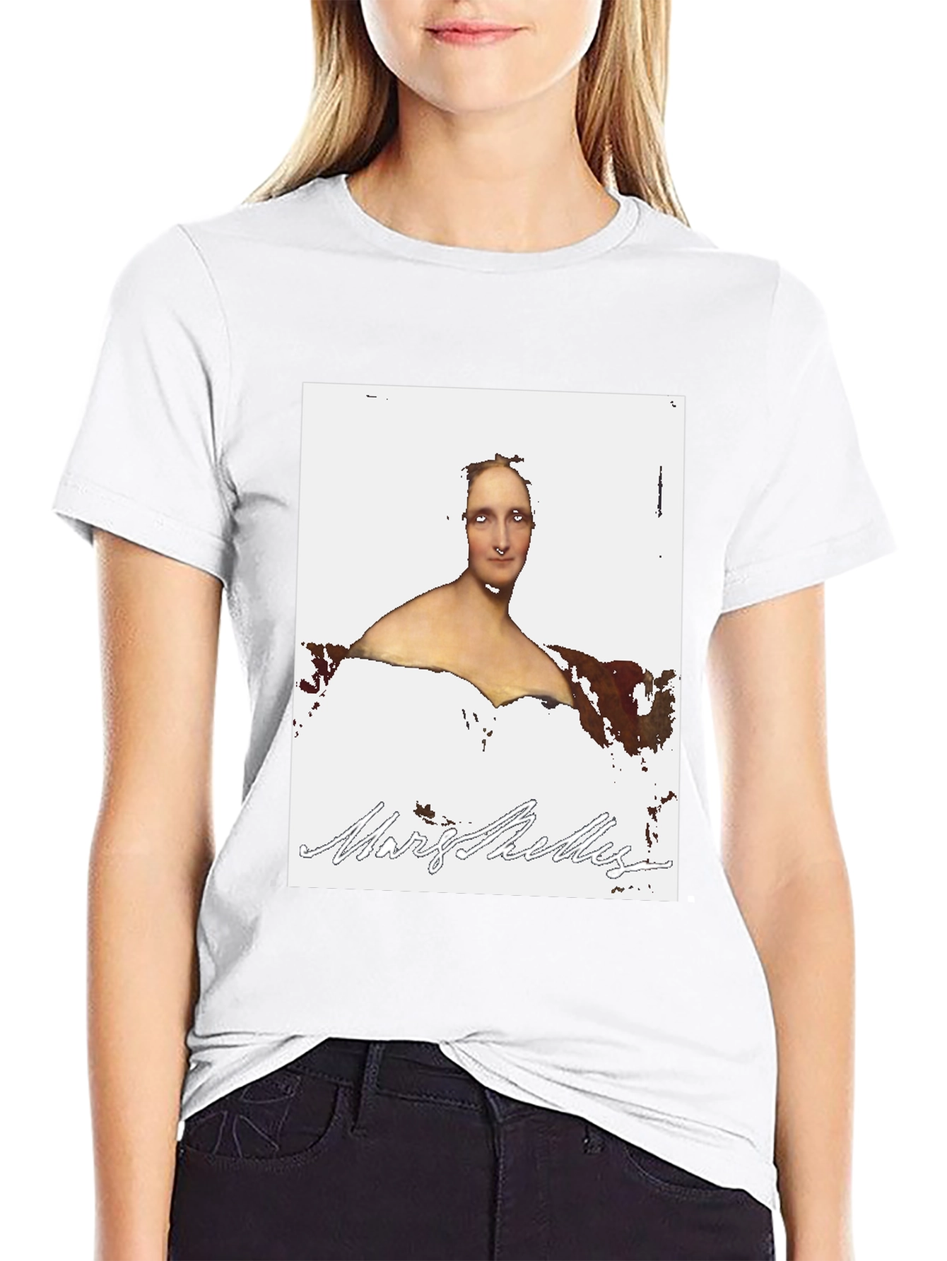 Mary Shelley Graphic Tee - Classic Style