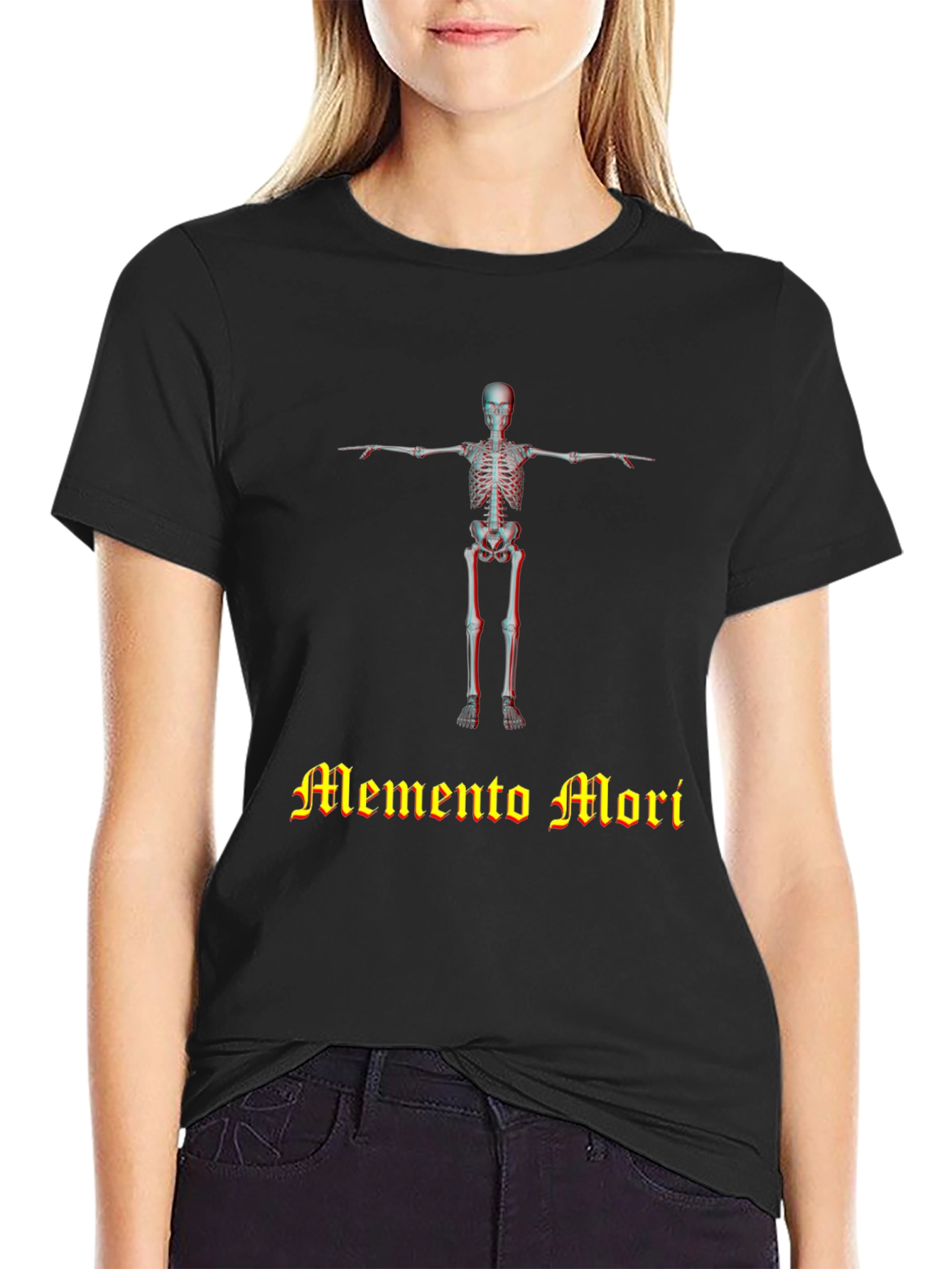 Memento Mori Skeleton Graphic T-Shirt - Unisex