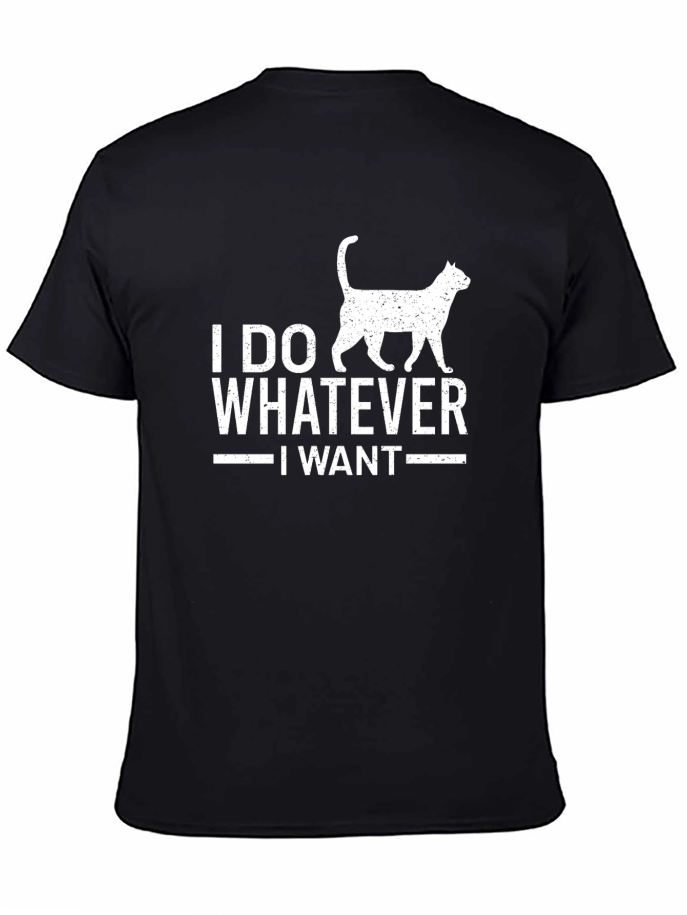 I Do Whatever I Want Cat Graphic T-Shirt