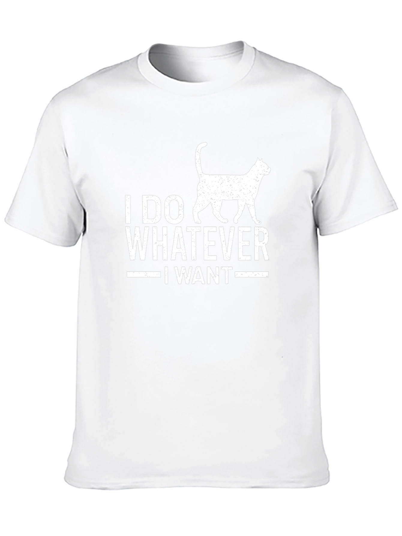 I Do Whatever I Want Cat Graphic T-Shirt
