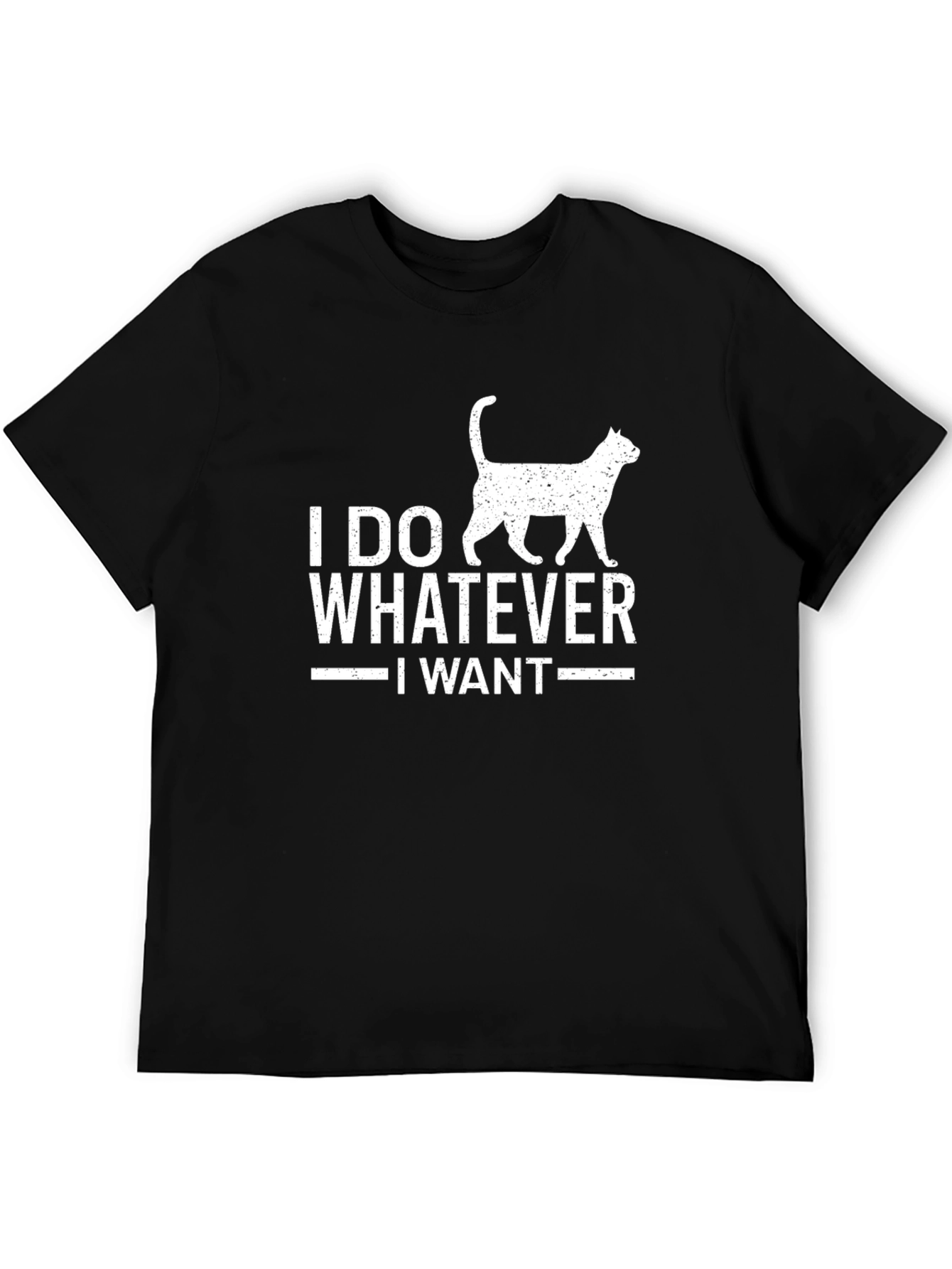 I Do Whatever I Want Cat Graphic T-Shirt