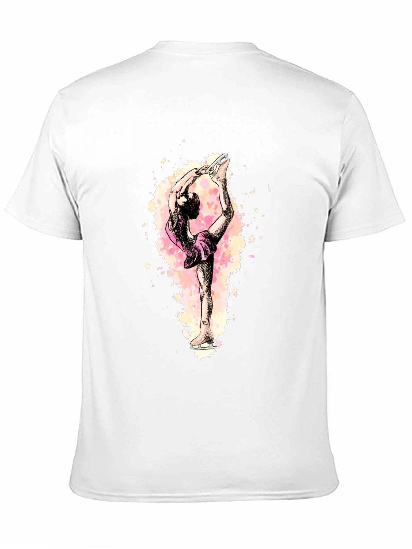 Figure Skater Graphic Black T-Shirt