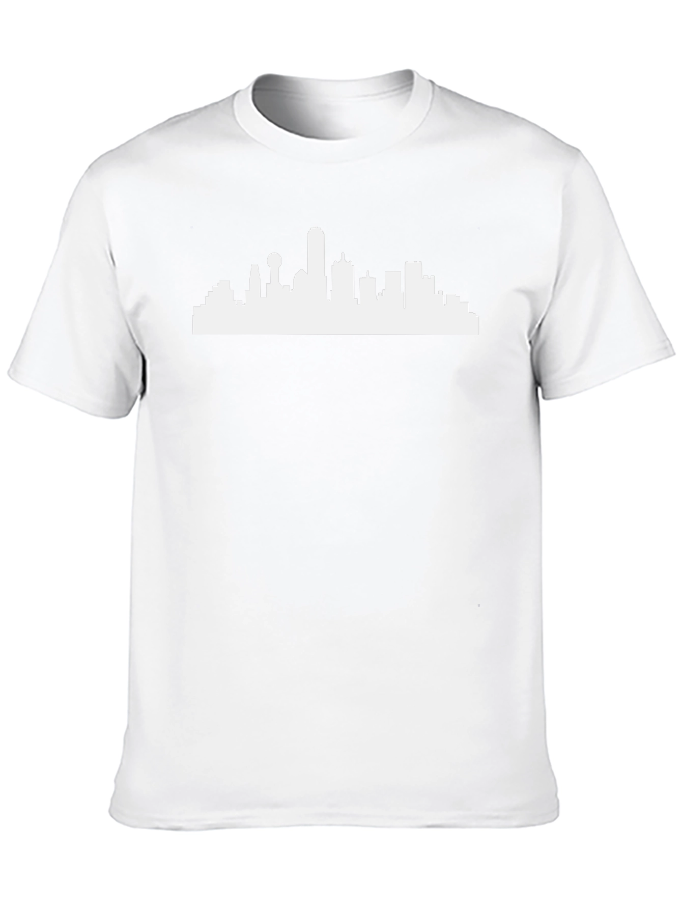 City Skyline Graphic Tee - Modern Black T-Shirt