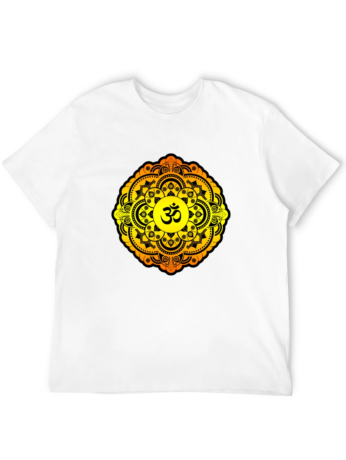 Om Mandala Graphic T-Shirt - Black