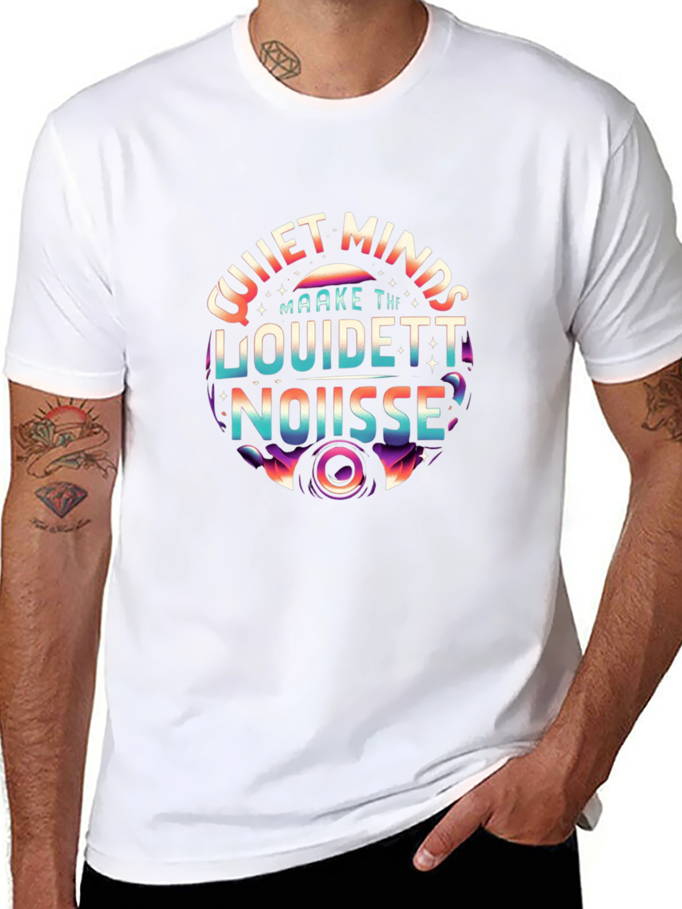Quiet Minds Make the Loudest Noise Graphic Tee