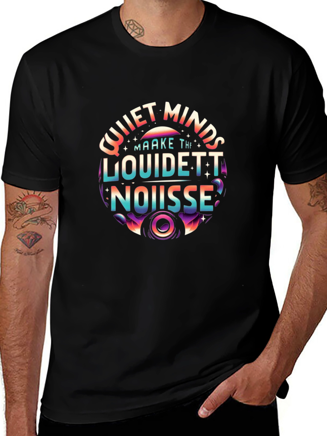 Quiet Minds Make the Loudest Noise Graphic Tee