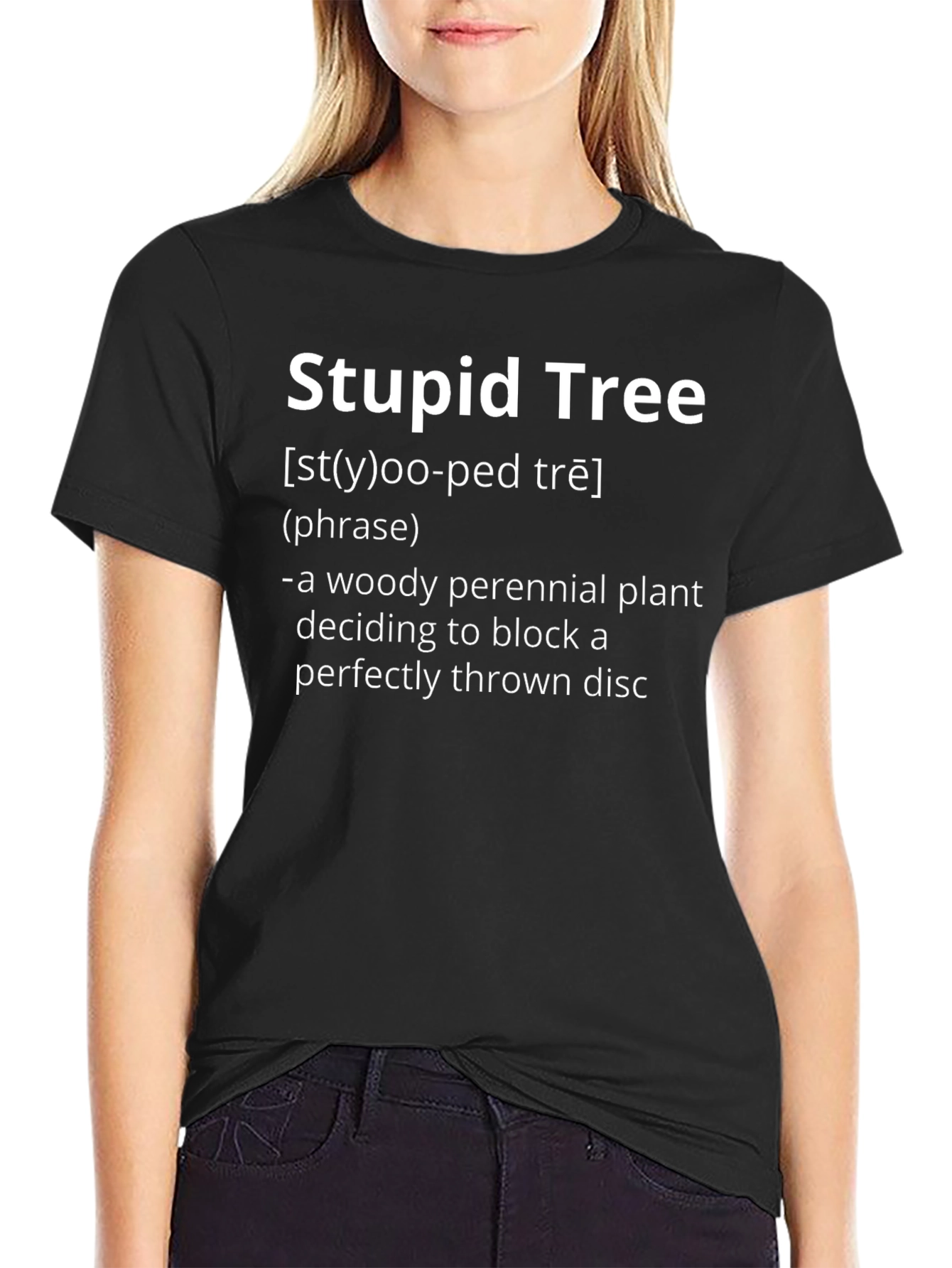 Stupid Tree T-Shirt - Funny Disc Golf Tee
