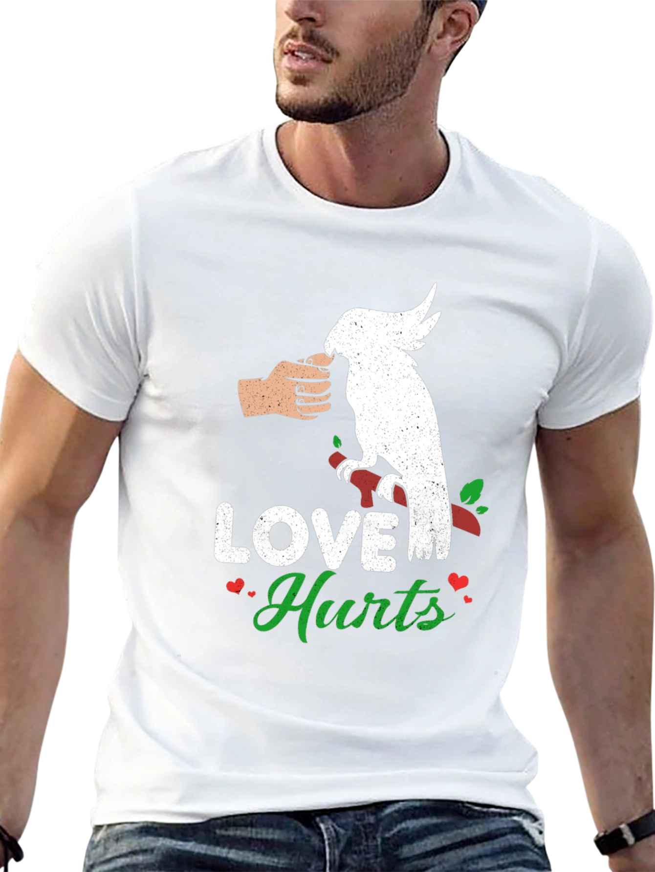 Love Hurts Parrot T-Shirt