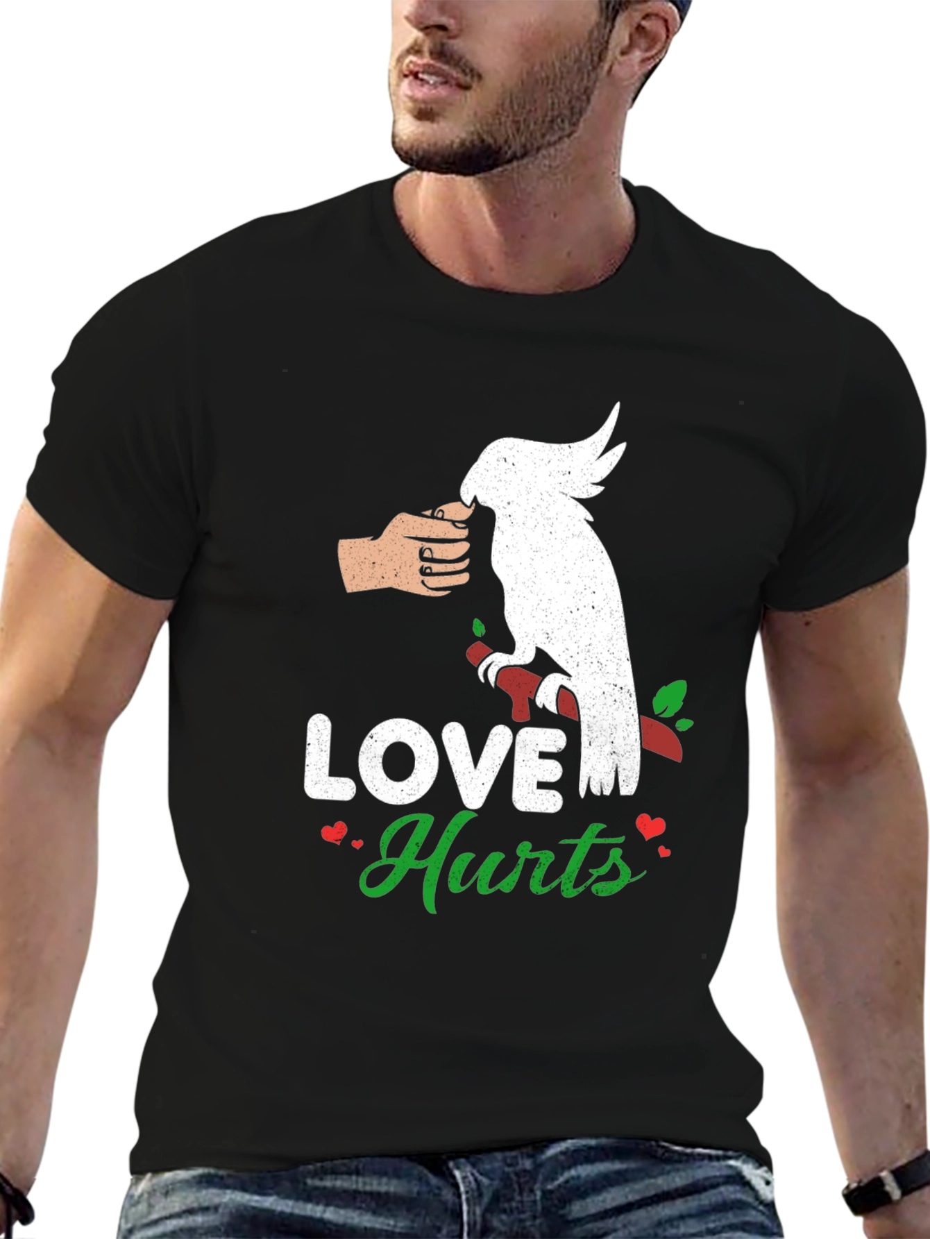 Love Hurts Parrot T-Shirt