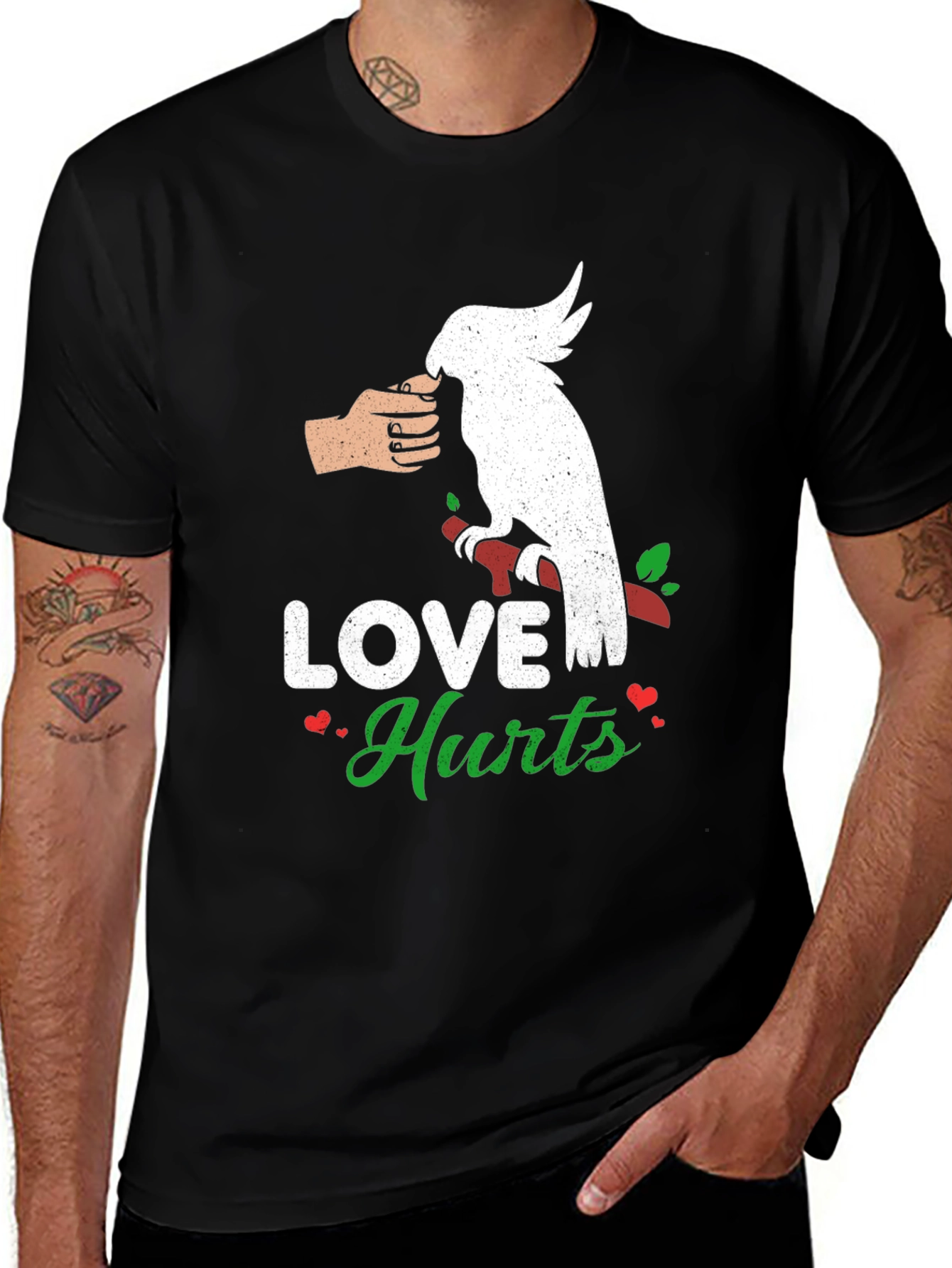 Love Hurts Parrot T-Shirt