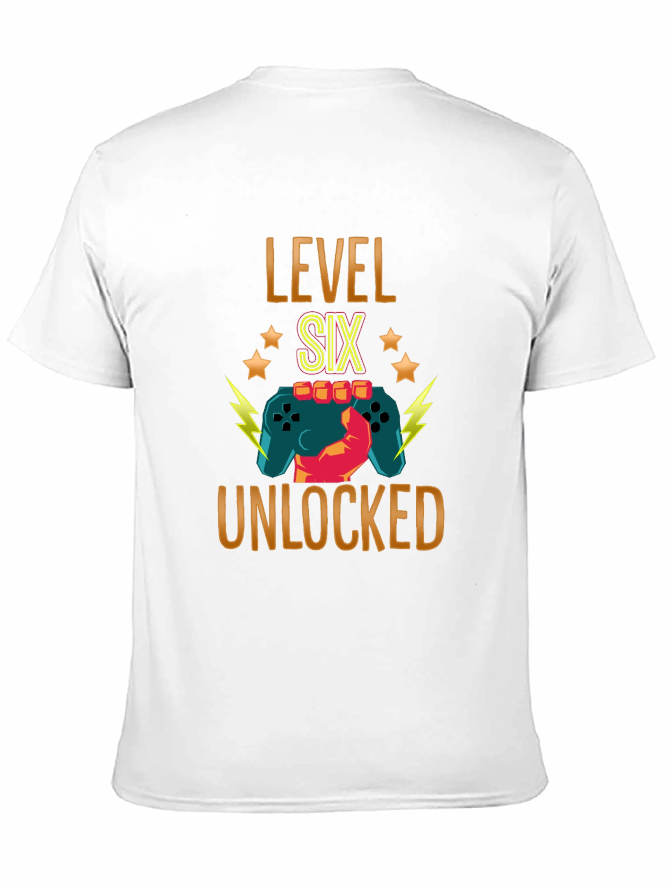 Level Six Unlocked Gamer Birthday Tee