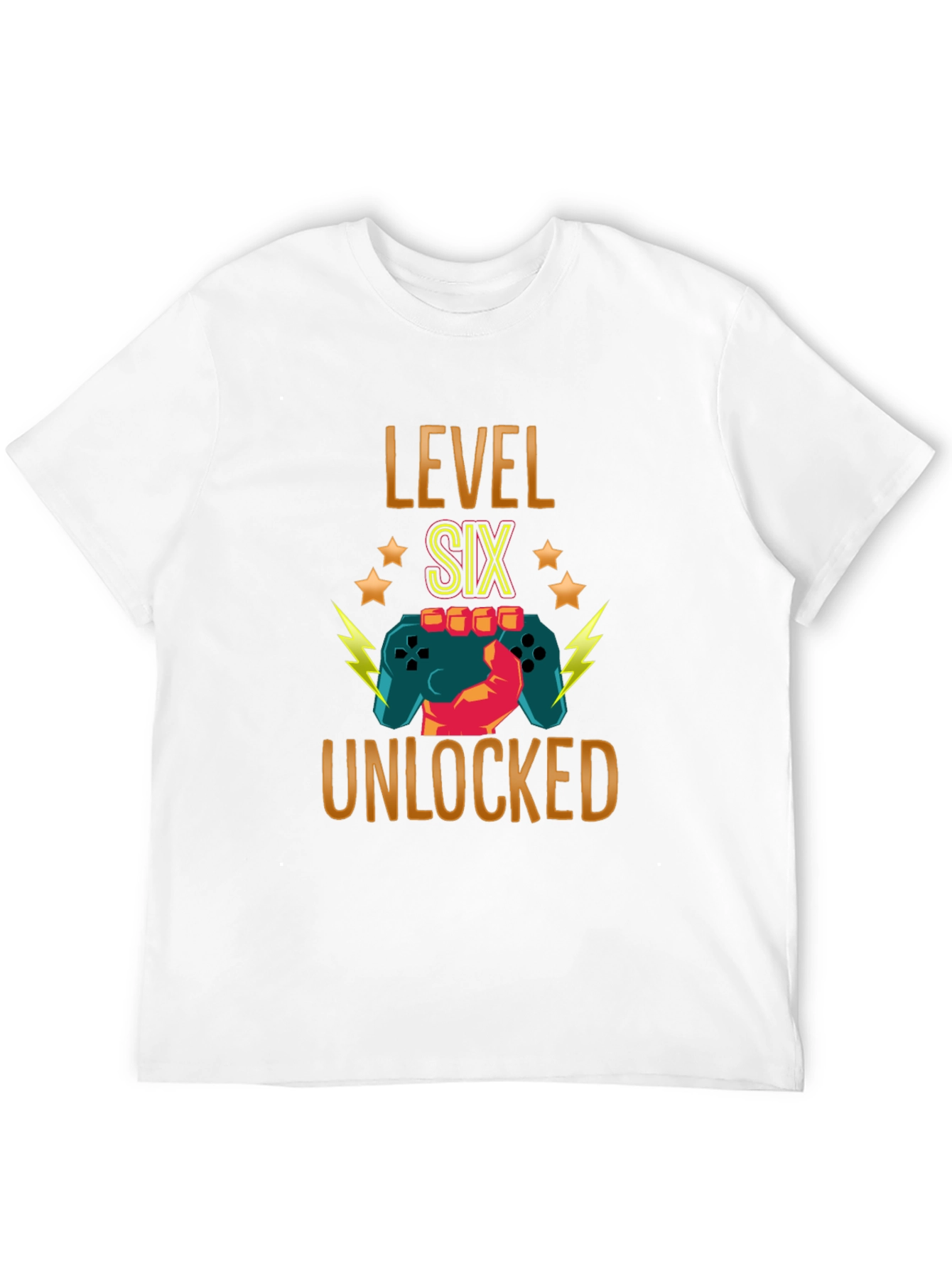 Level Six Unlocked Gamer Birthday Tee