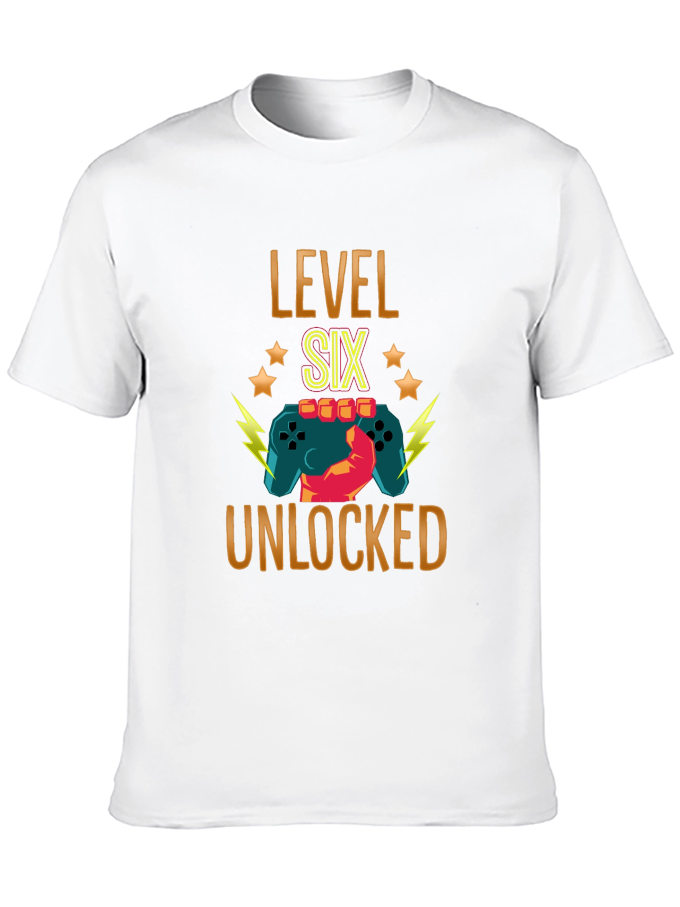 Level Six Unlocked Gamer Birthday Tee